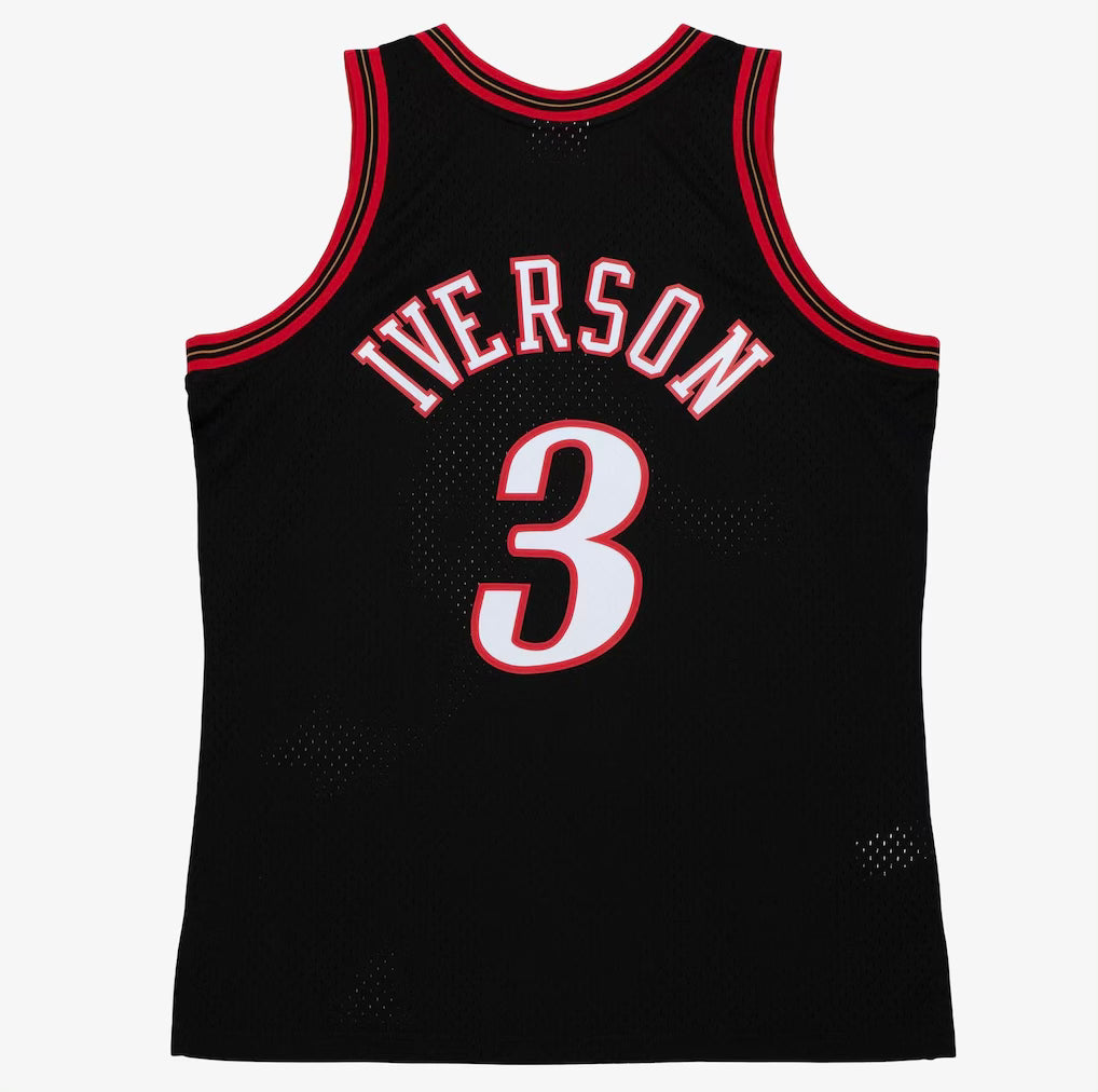 Allen Iverson Philadelphia 76ers 1997/98 Black Swingman Player Jersey