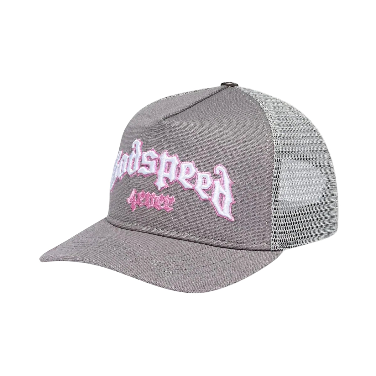 Godspeed GS Forever Trucker Hat (Grey/Pink)
