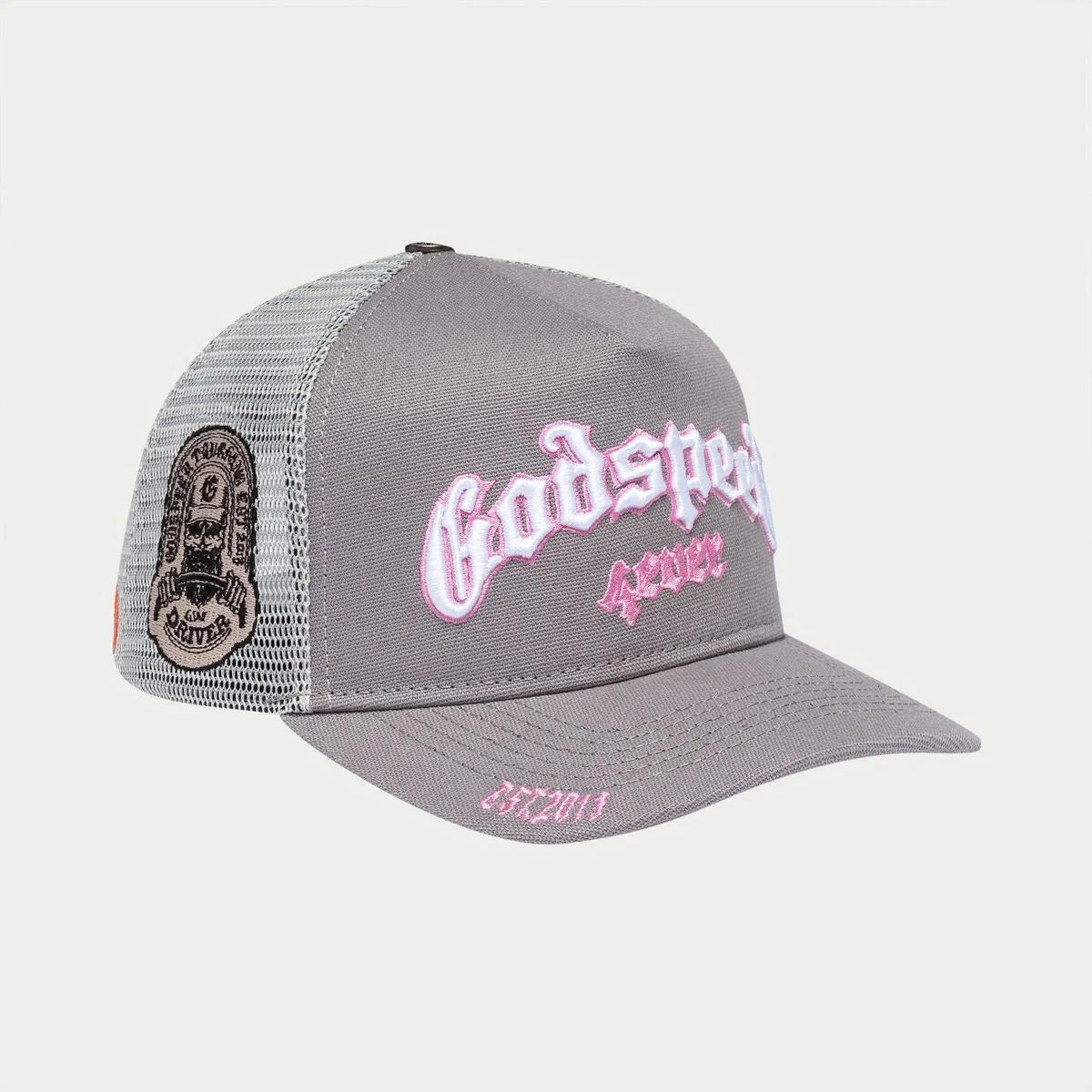 Godspeed GS Forever Trucker Hat (Grey/Pink)