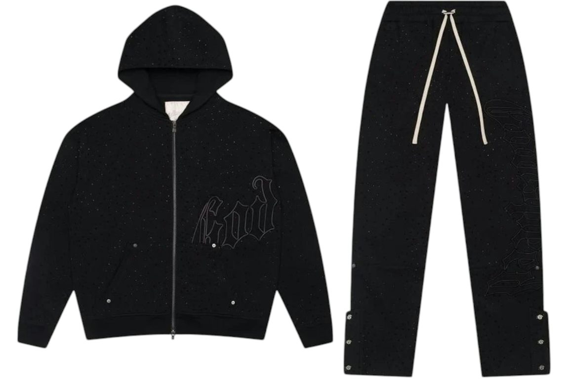 Godspeed Og Logo VVS Sweatsuit V2 (Black/Black)
