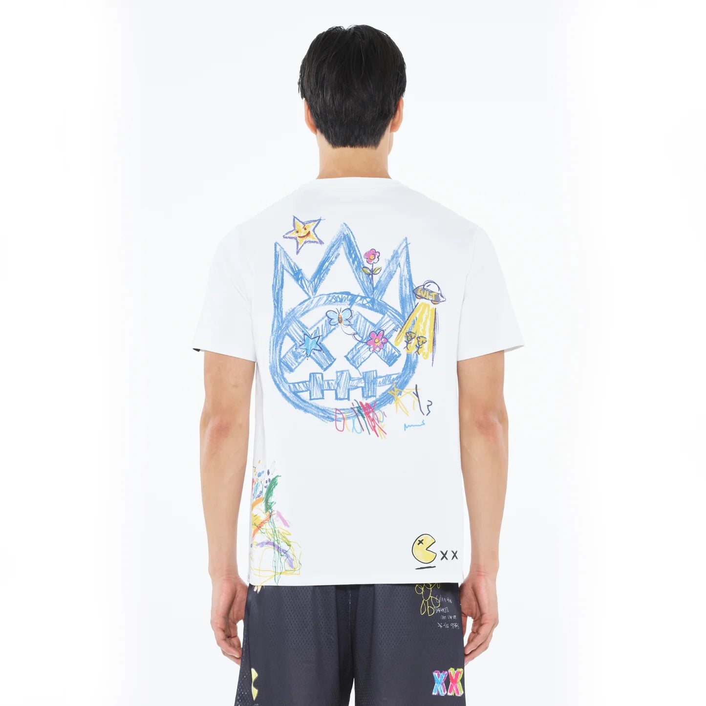 Cult Of Individuality Short Sleeve Crew Neck Tee "Crayon Logo"