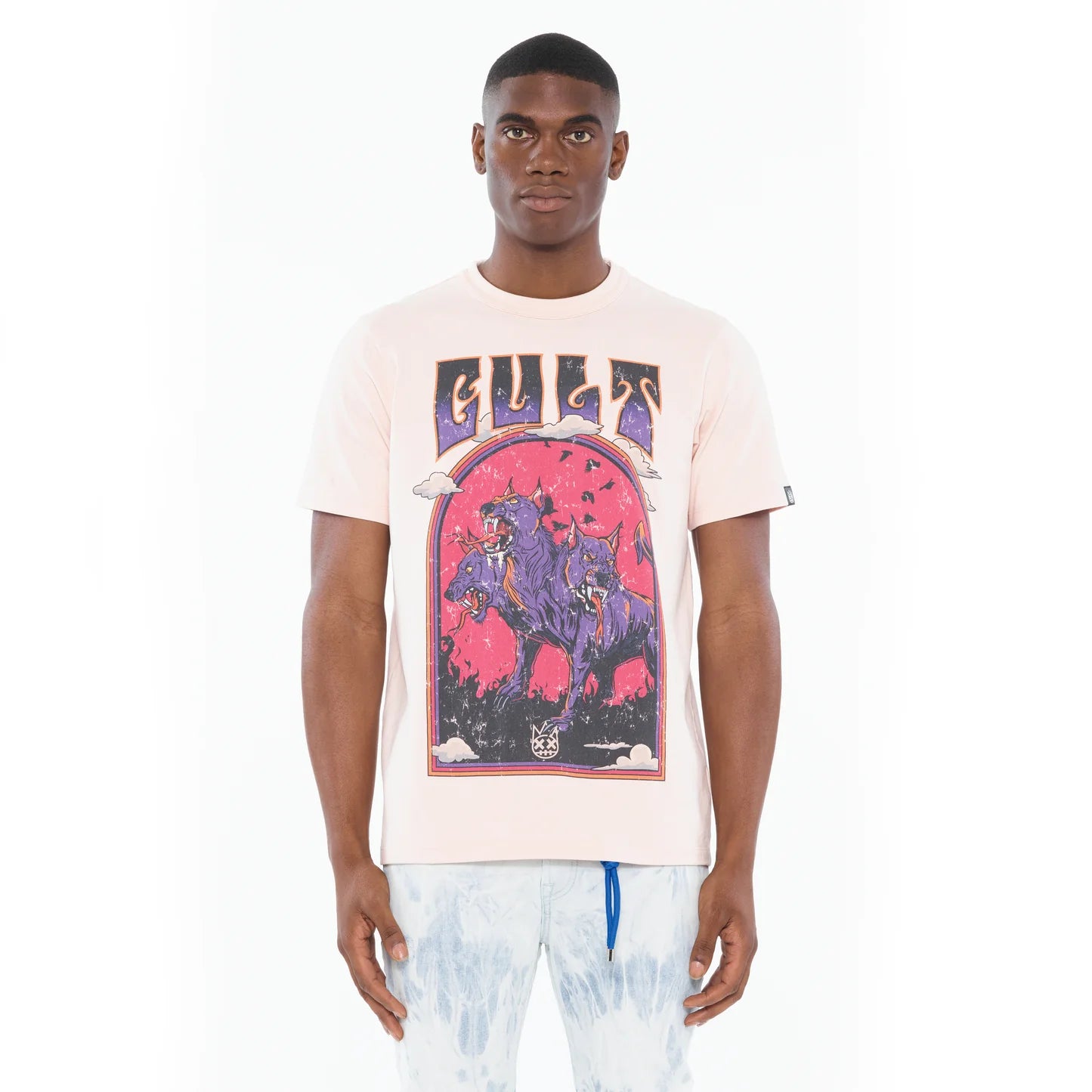 Cult Of Individuality Short Sleeve Crew Neck Tee "Orthrus"