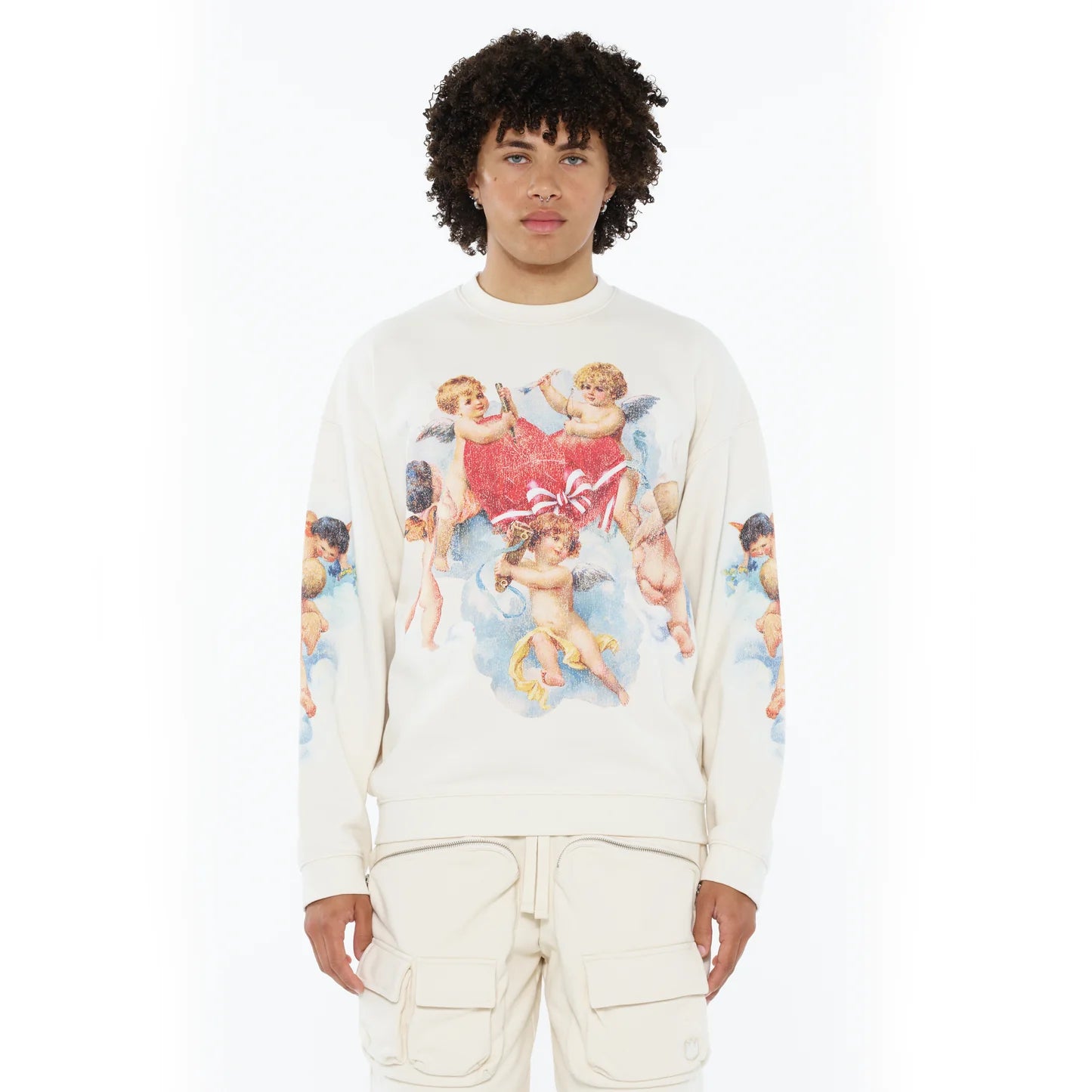 Cult Of Individuality Novelty Fleece Crew Sweatshirt