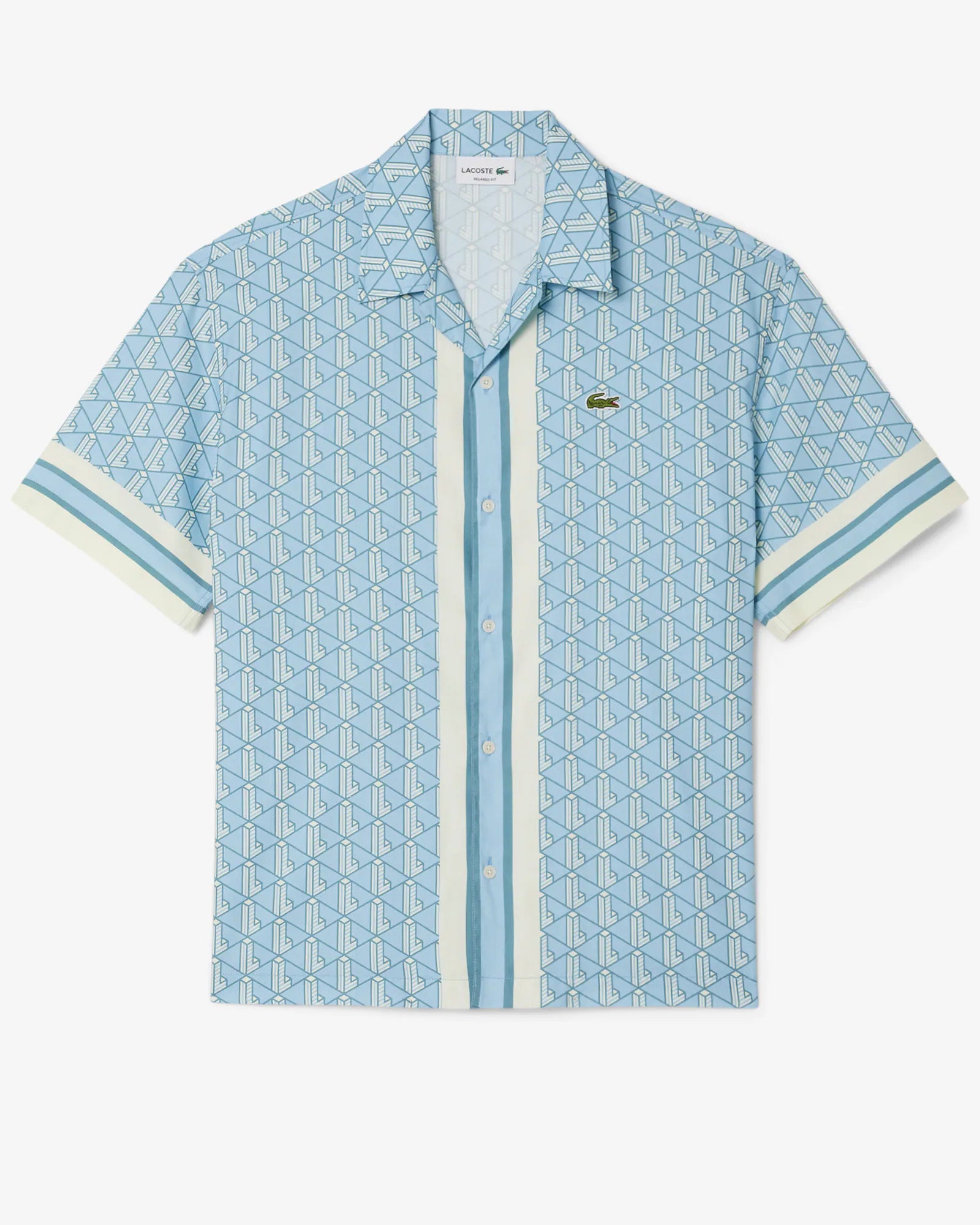 Lacoste Men's Straight Cut Monogram Shirt