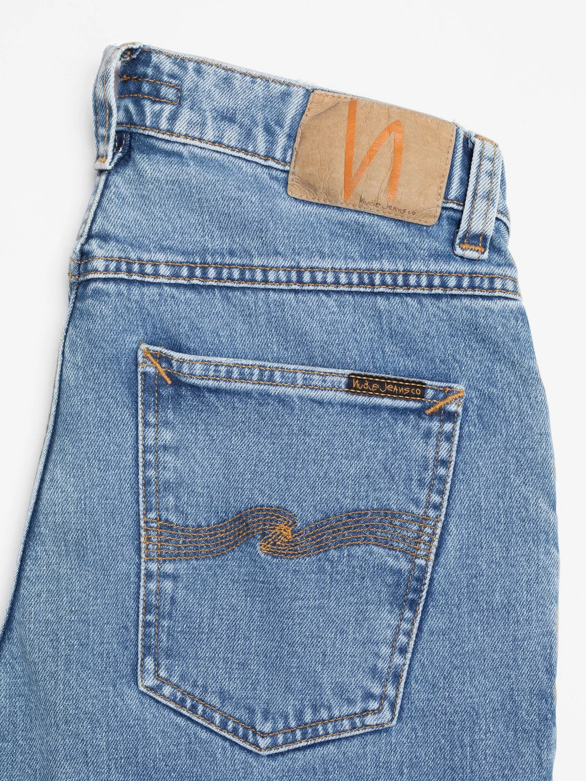 Nudie Solid Ollie Worn Vintage Jeans