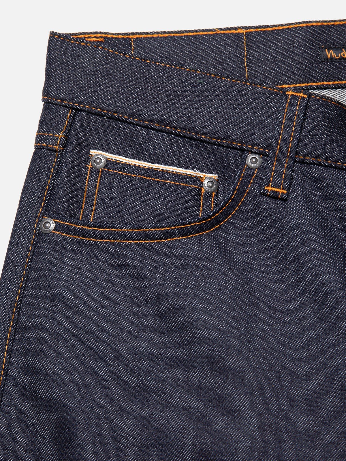 Nudie Solid Ollie Dry Japan Selvage Jeans