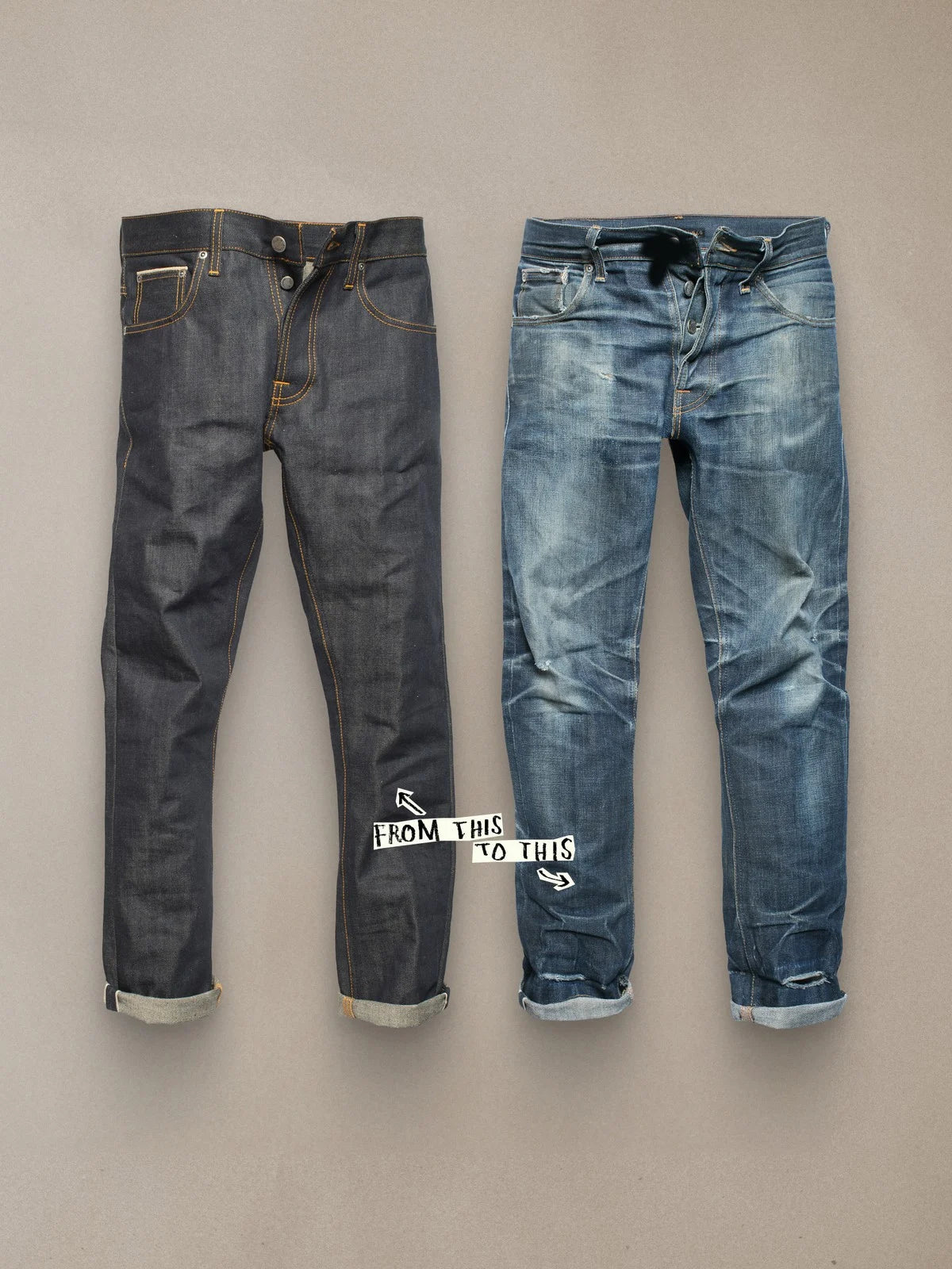 Nudie Gritty Jackson Dry Selvage Jeans