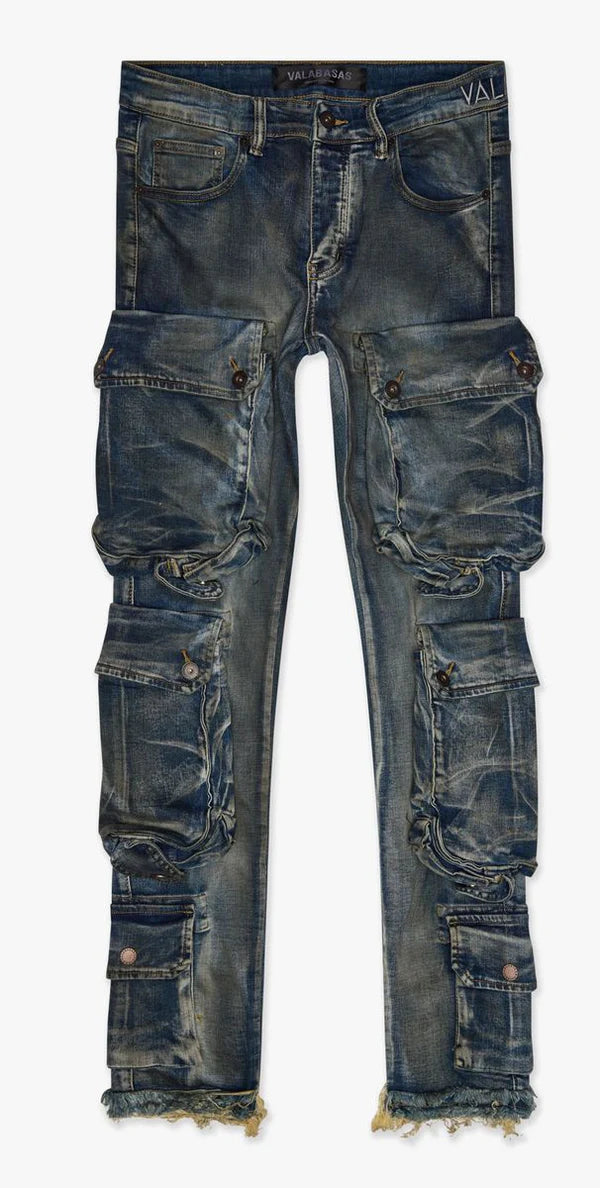 Valabasas “Cliff Jump” Dirty Light Blue Washed Jeans