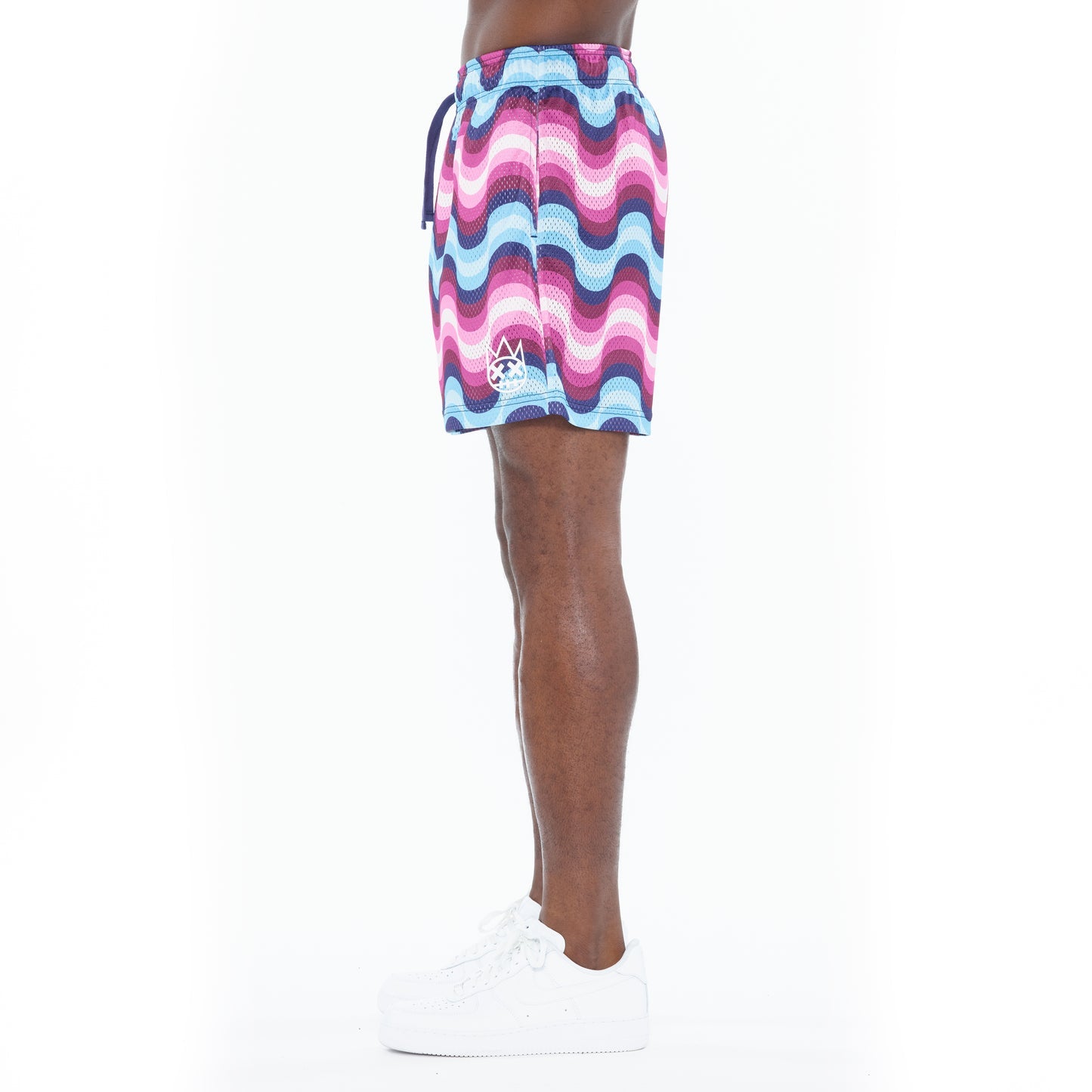 Cult Of Individuality Mesh Shorts in Blue Wave