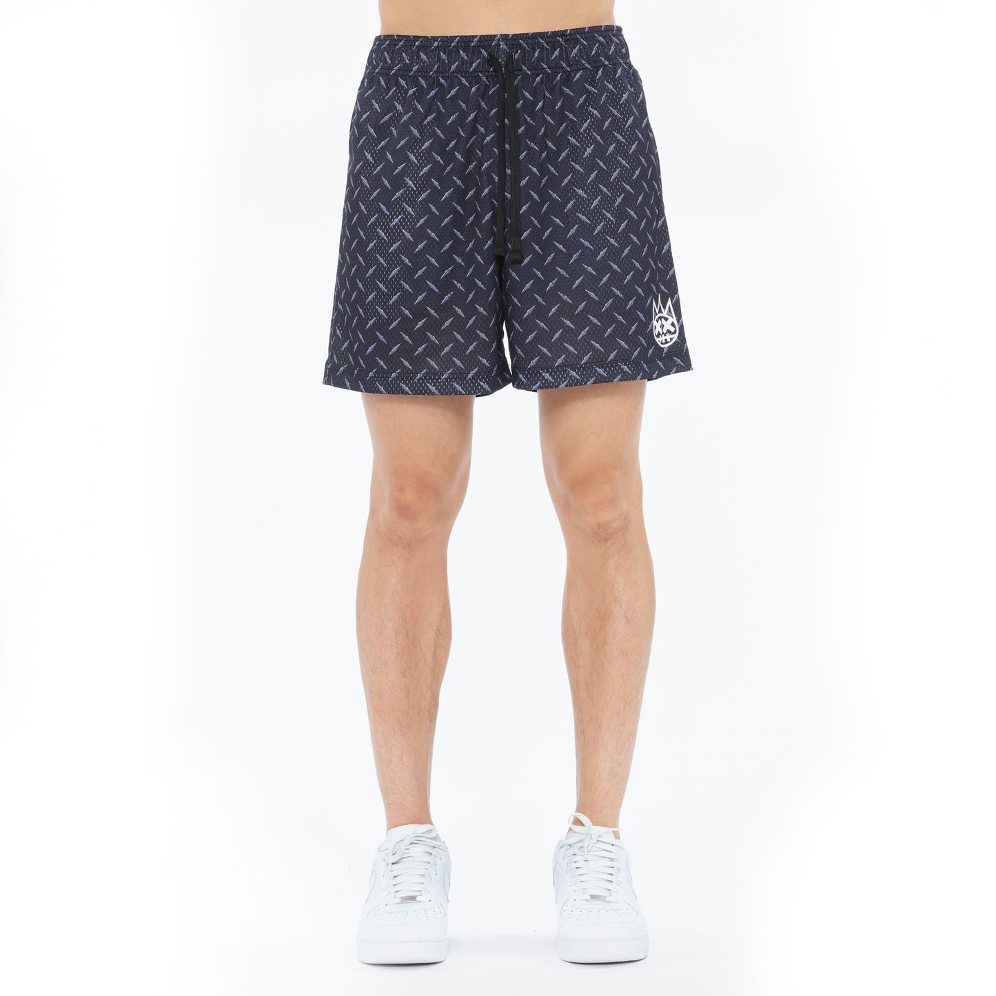 Cult Of Individuality Mesh Shorts in Diamond Plate