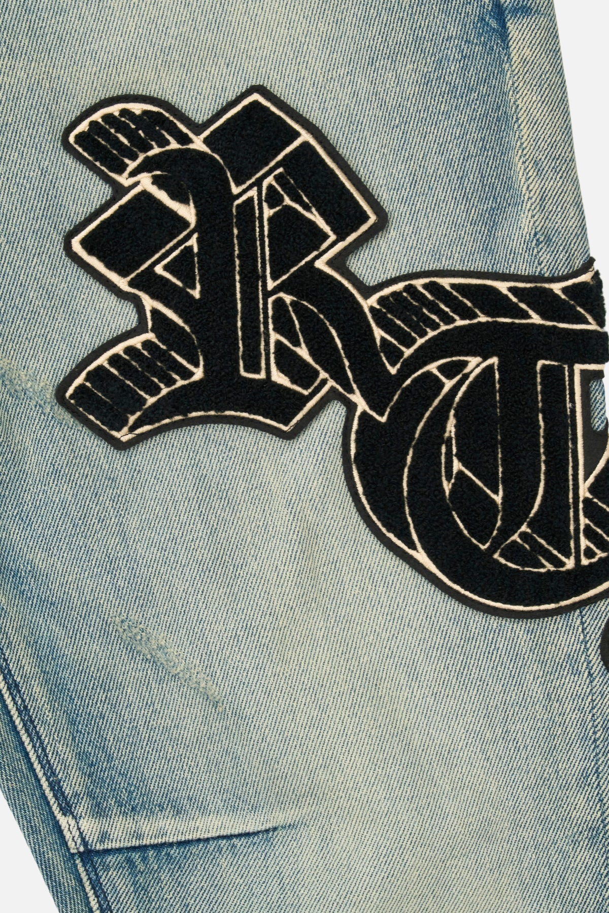 Rta Bryant Skinny Jean | Ocean Shade OG Patch