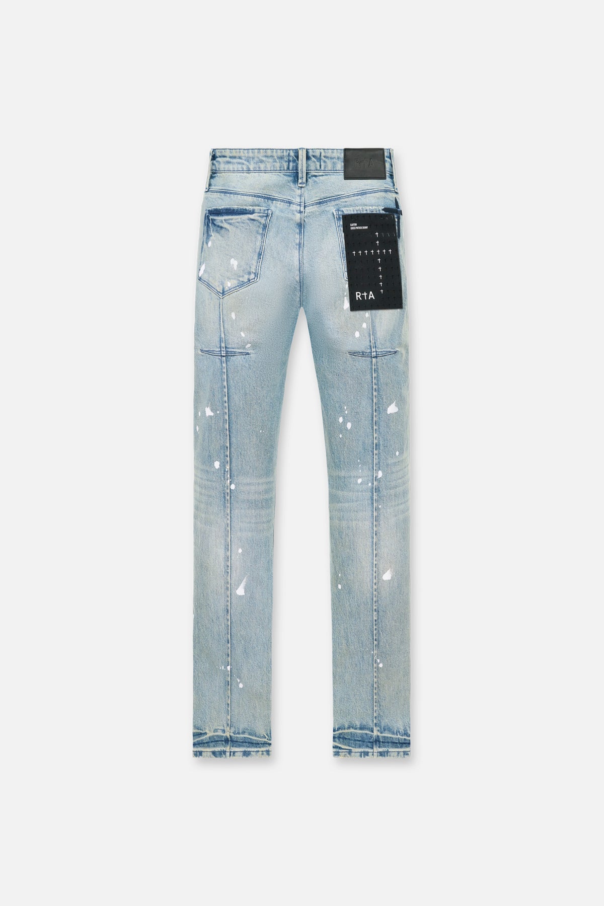 RTA Clayton Skinny Jean | Splattered Indigo Dusk