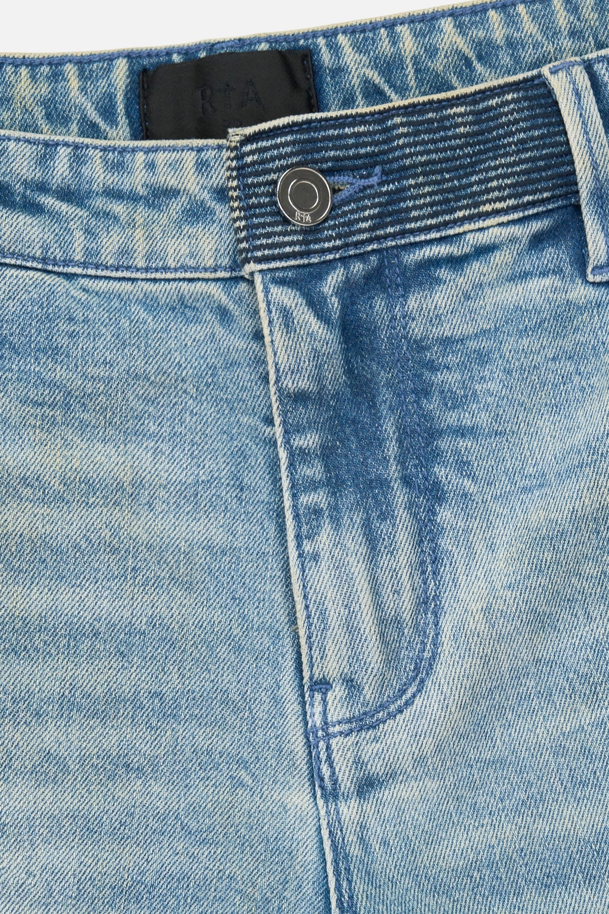 RTA Clayton Skinny Jean | Splattered Indigo Dusk