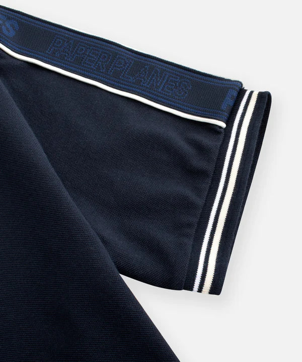 Paper Planes Jacquard Taping Polo