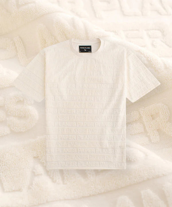 Paper Planes Beachfront Terry Cloth Oversized Short-Set