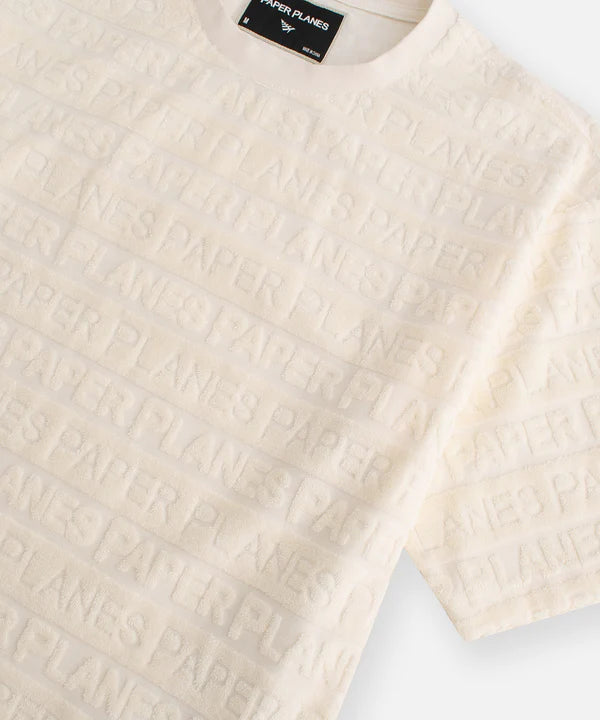 Paper Planes Beachfront Terry Cloth Oversized Short-Set