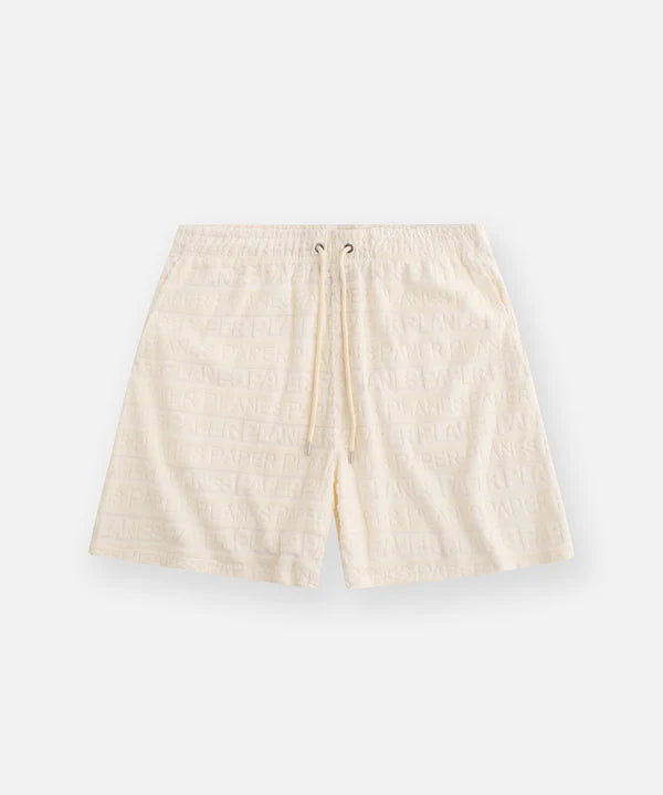 Paper Planes Beachfront Terry Cloth Oversized Short-Set