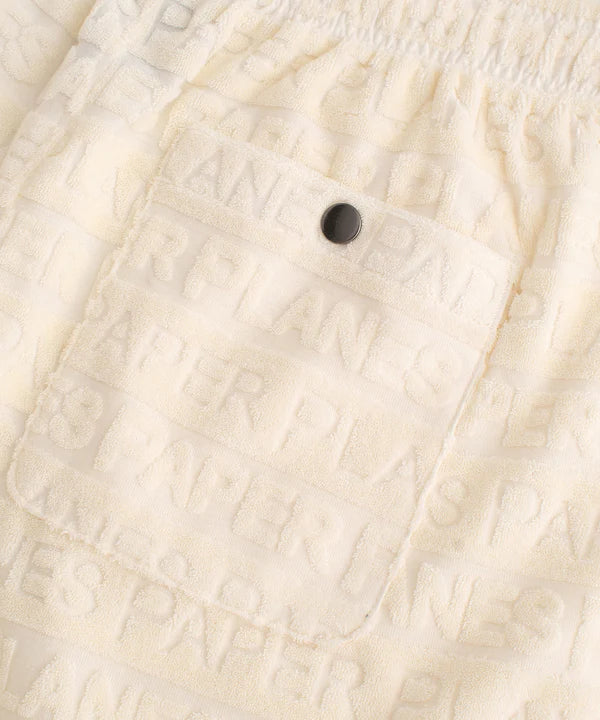 Paper Planes Beachfront Terry Cloth Oversized Short-Set