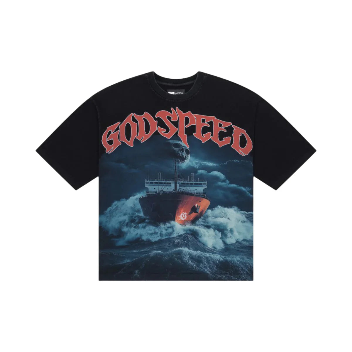 Godspeed Sea Sick T-Shirt (Black Wash)