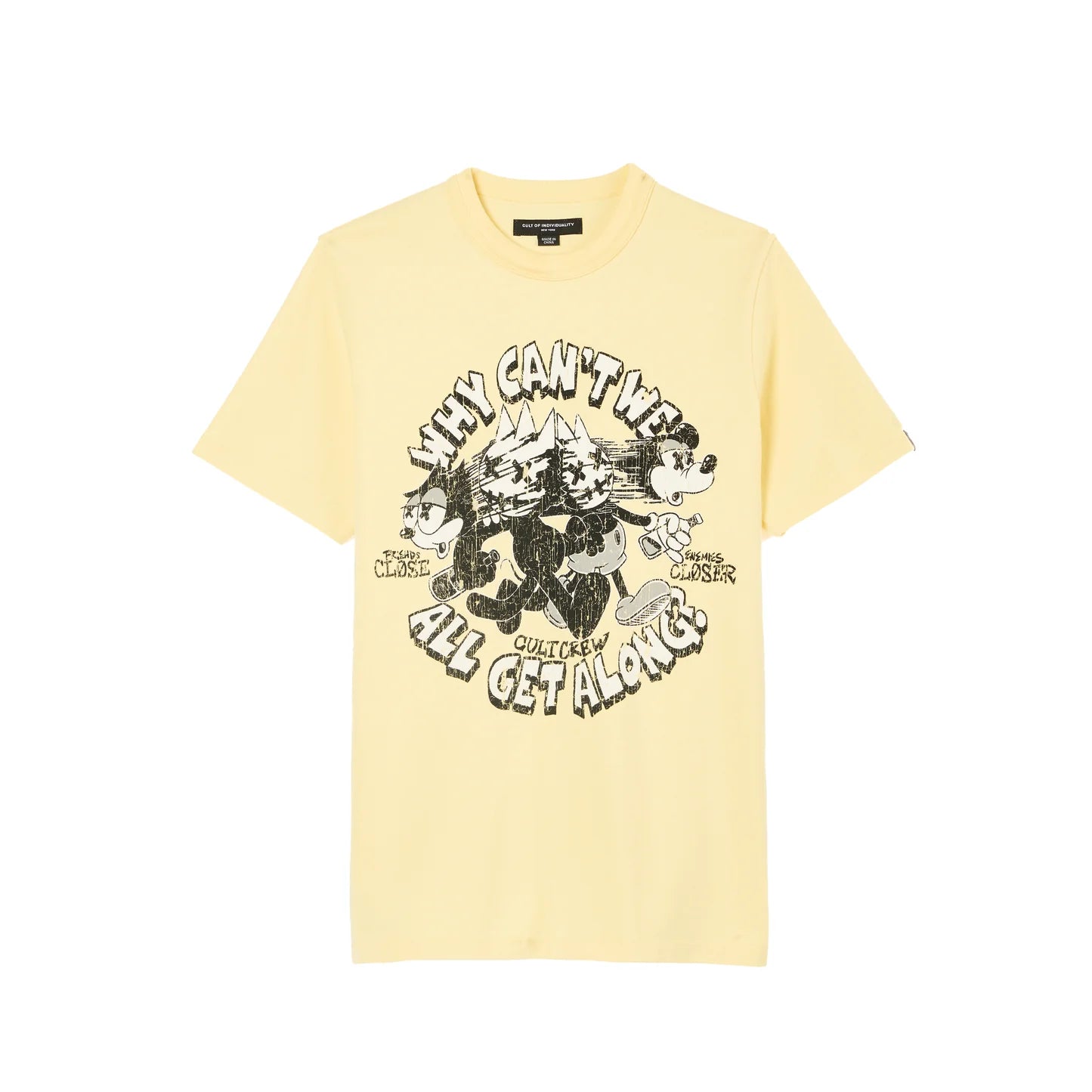 Cult Of Individuality Heavyweight Short Sleeve Crew Neck Tee "Get Along"