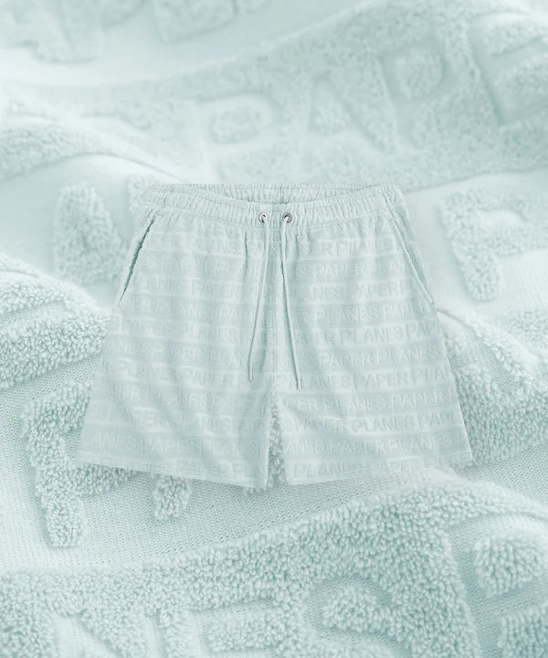 Paper Planes Beachfront Terry Cloth Short-Set