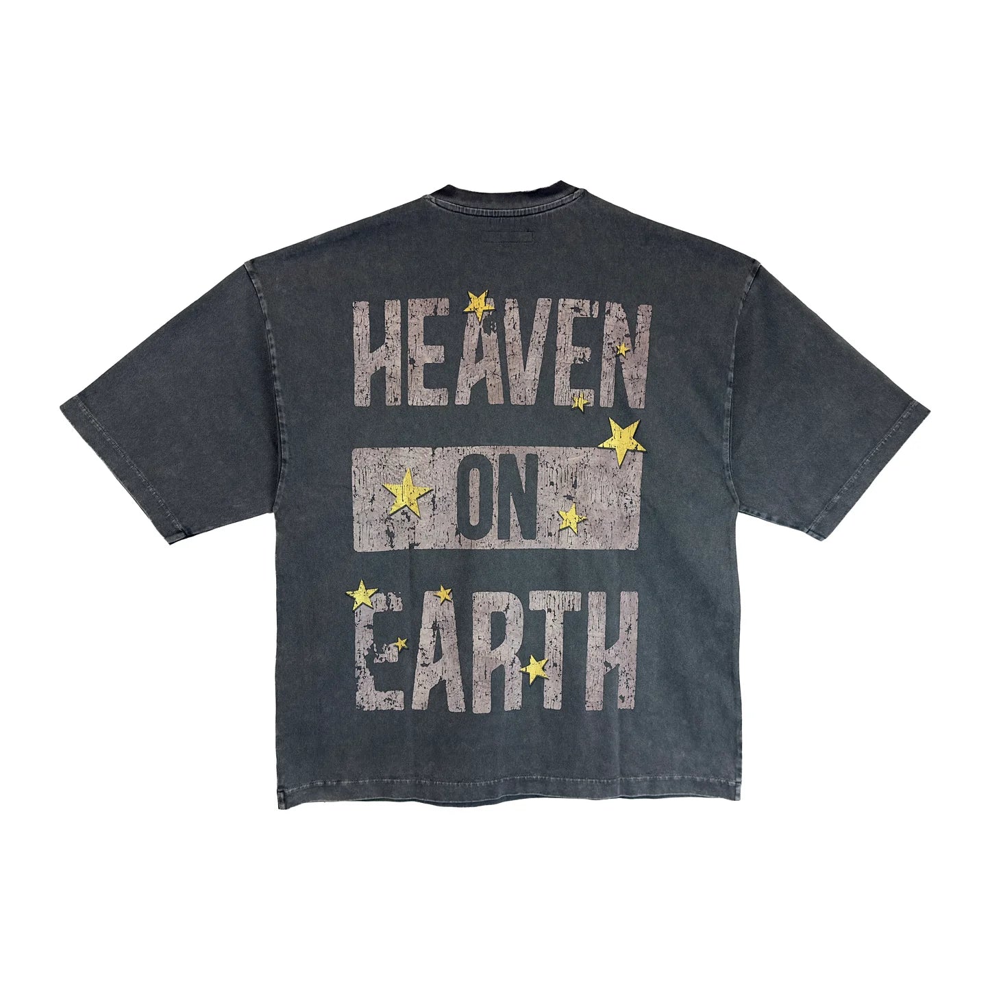 Cult Of Individuality Oversized Heavyweight Boxy Short Sleeve Crew Neck Tee "Cherubs"