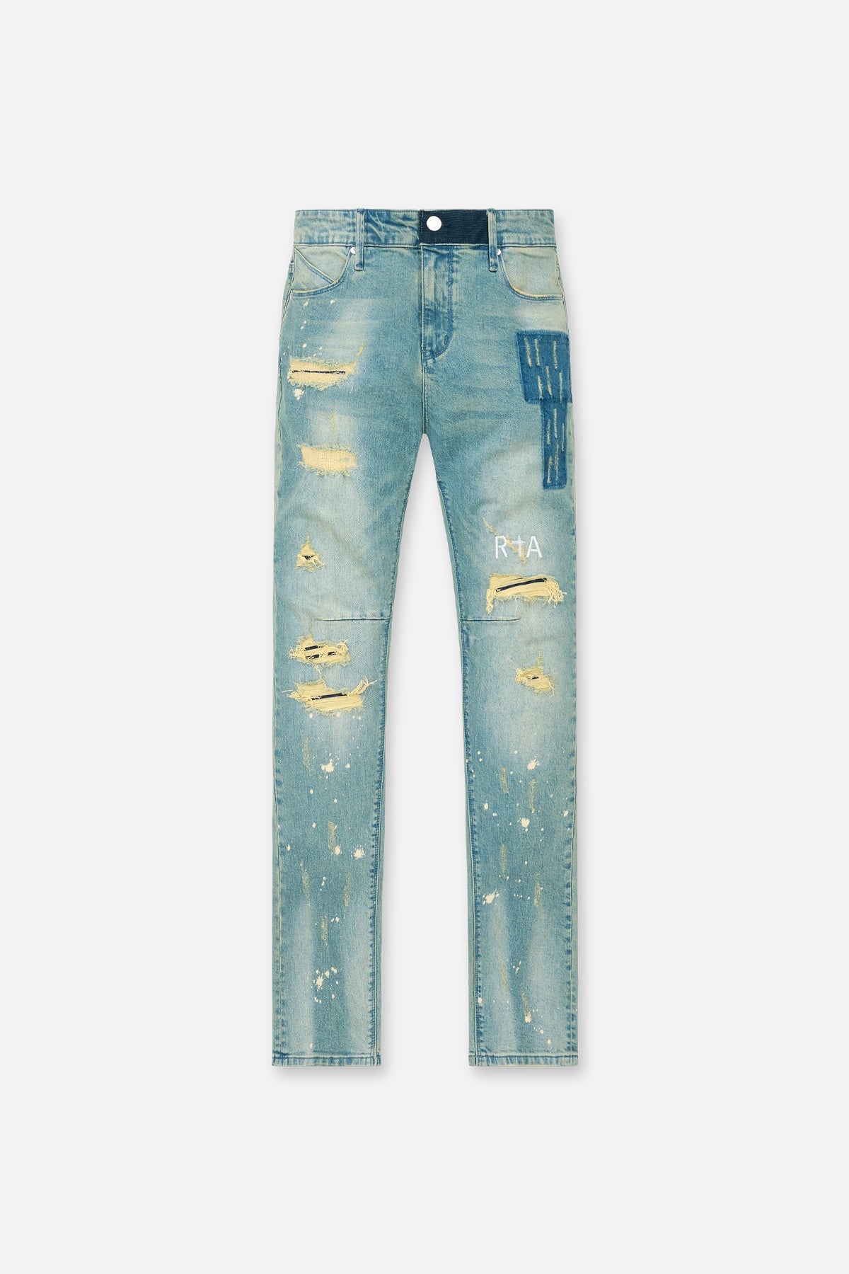 RTA BRYANT SKINNY JEAN | BLUE KYANITE DISTRESSED