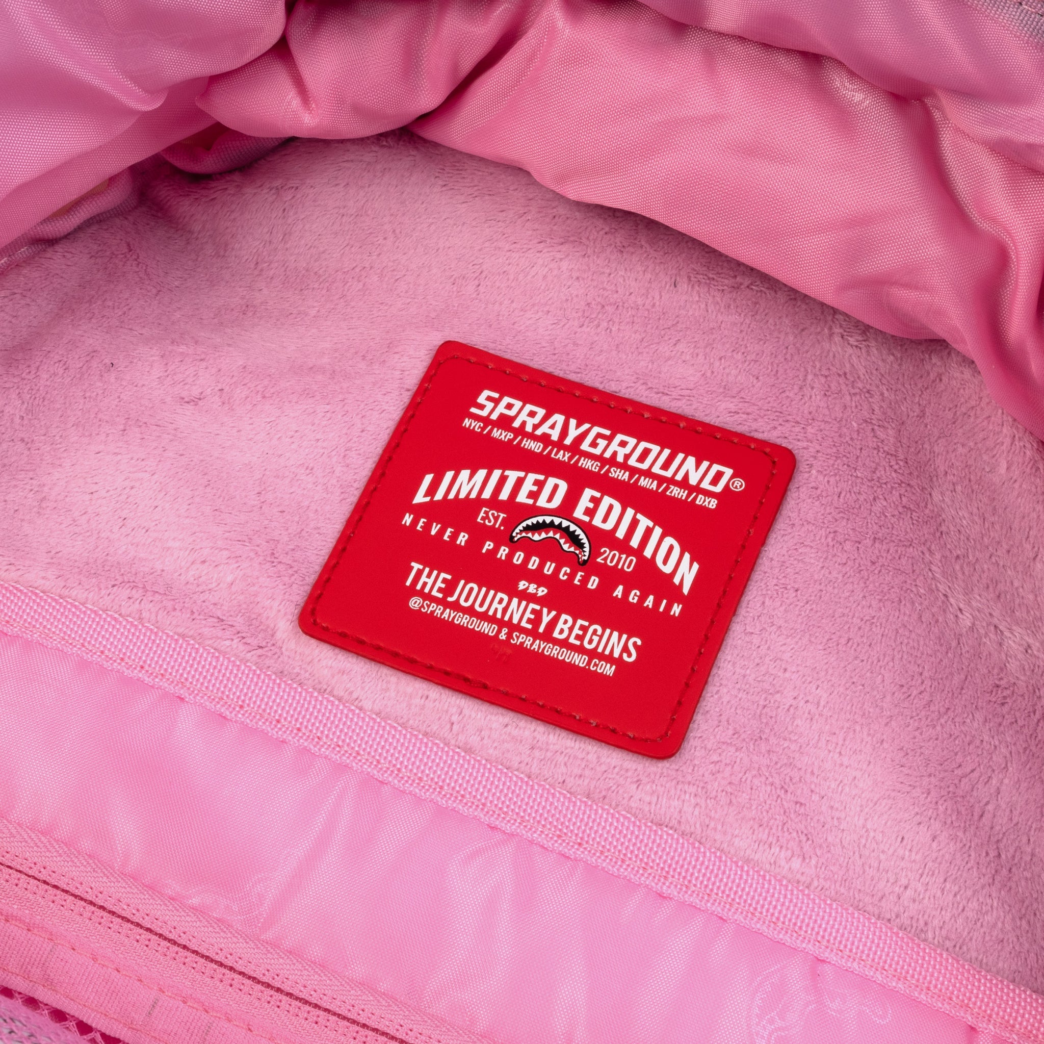 Sprayground Pink Panther Money Stash DLXR Backpack