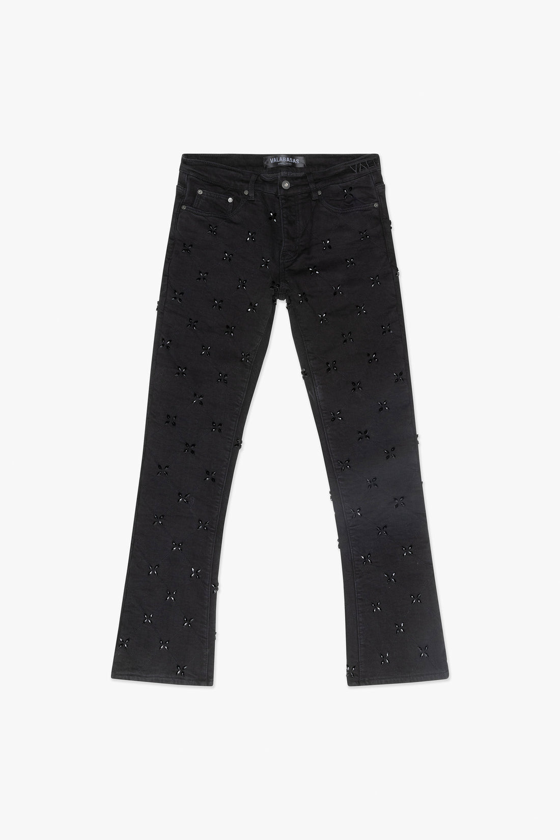 Valabasas Stim Stacked Jean Black