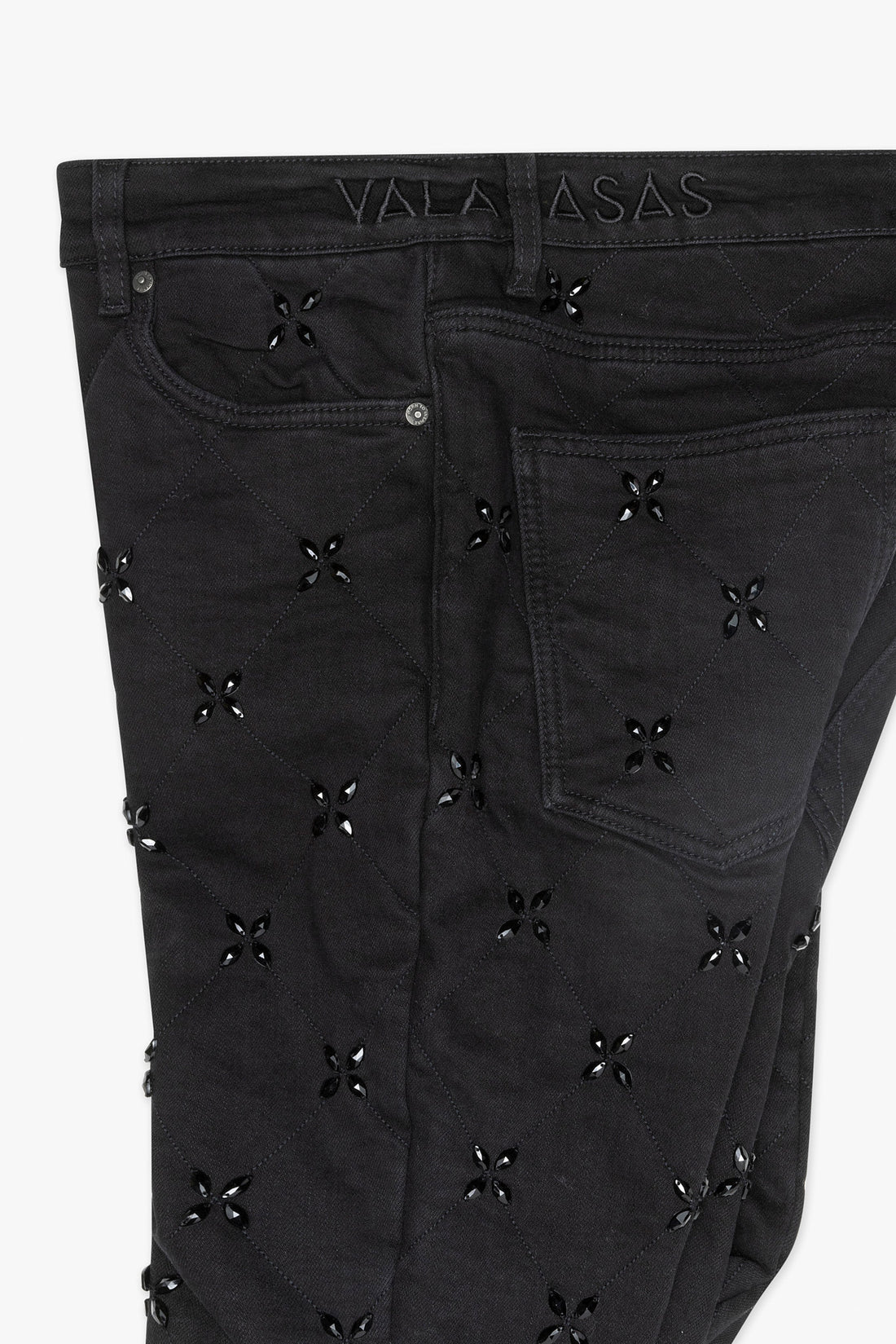 Valabasas Stim Stacked Jean Black