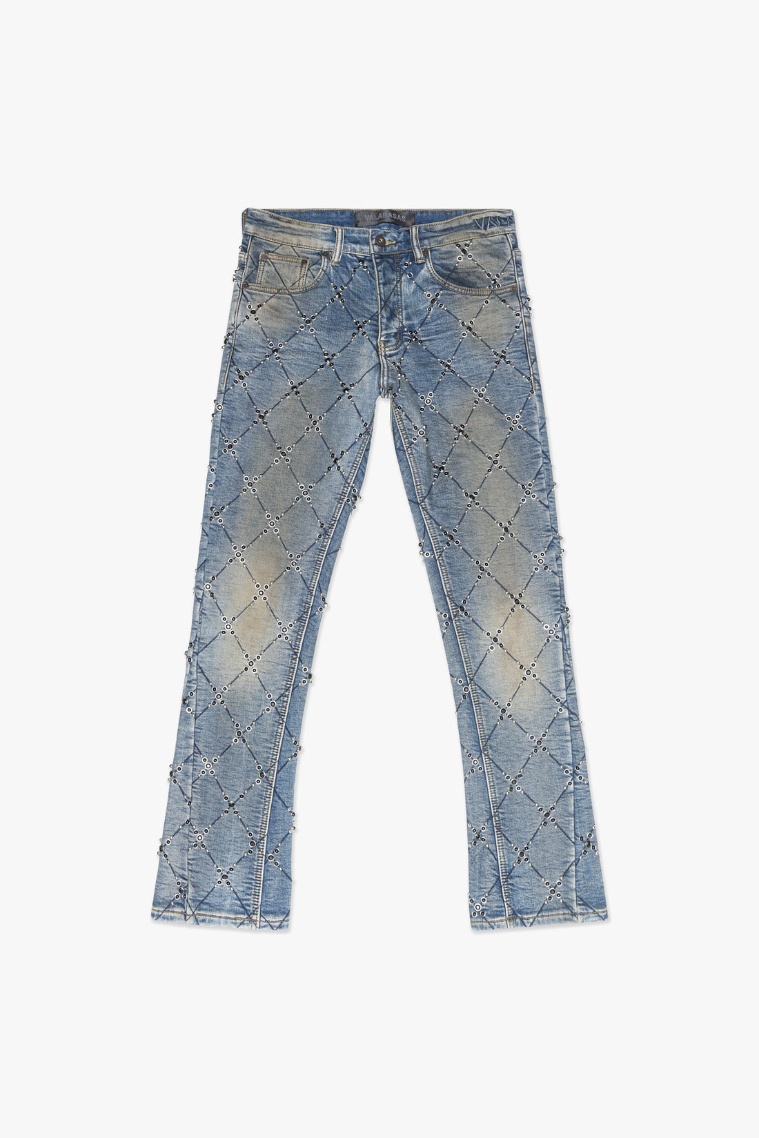 Valabasas Pop Stacked Jean Dark Vintage Blue