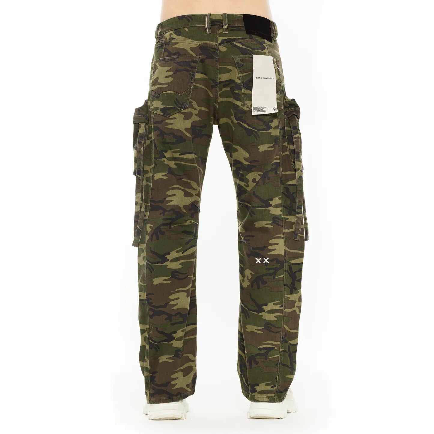 Cult Of Individuality Baggy Cargo 610 Jeans in Camo