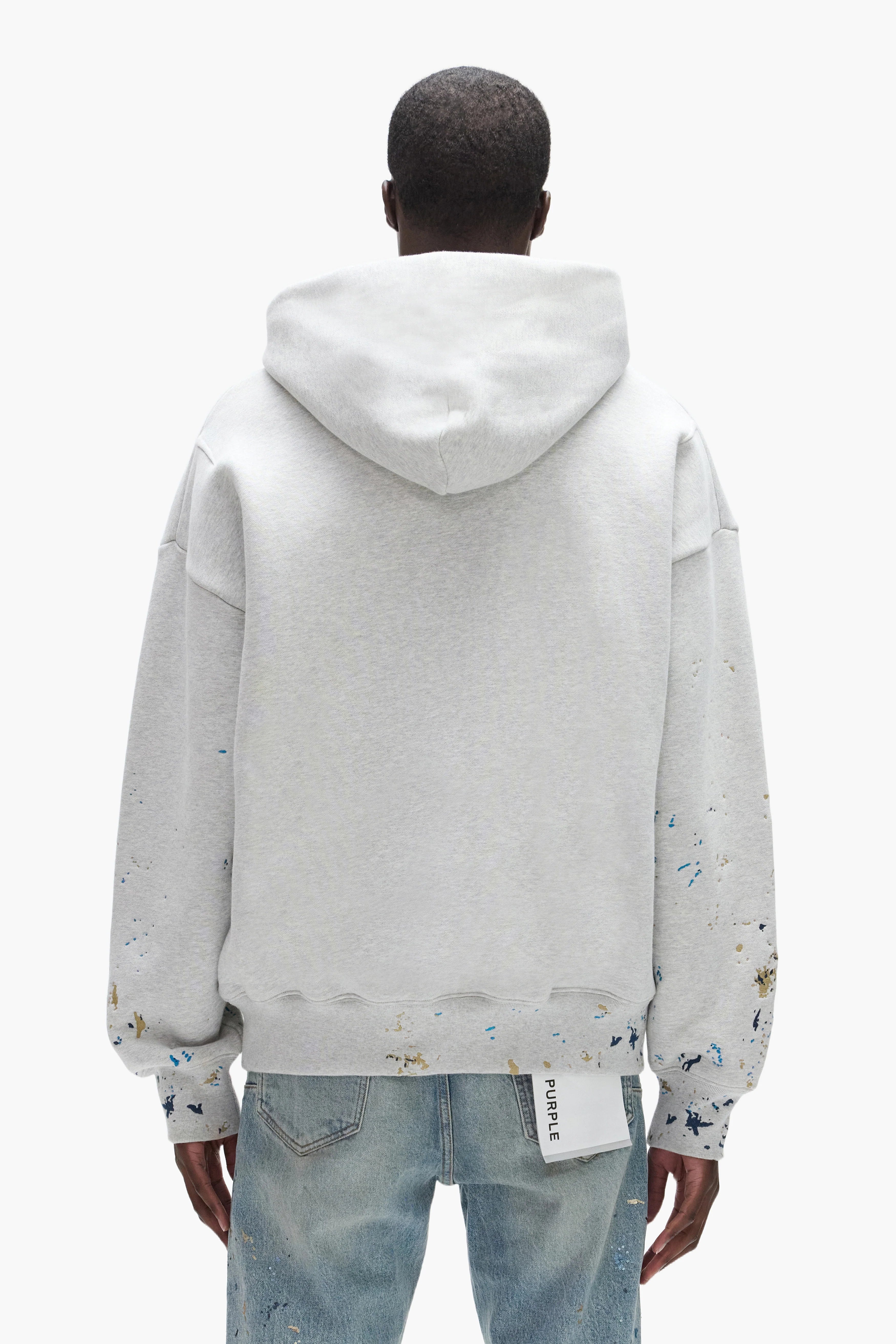 Purple Brand Studded Gothic Camo Hoodie