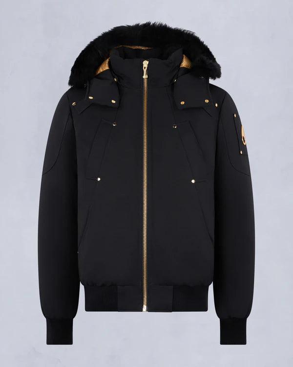 Moose Knuckles Gold Series Original Shearling Trim Ballistic Bomber