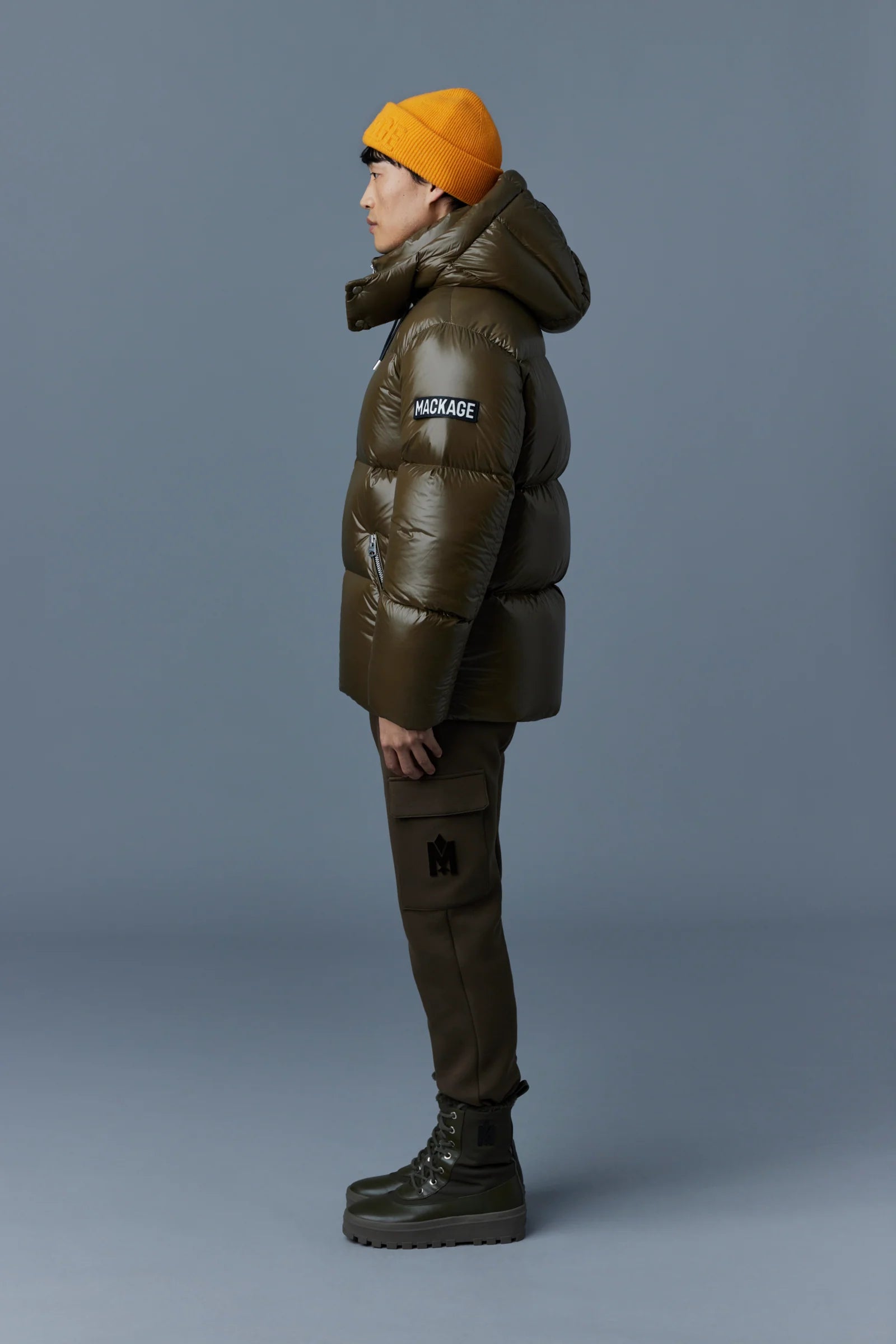 Mackage Kent-Z Lustrous Light Down Jacket With Hood