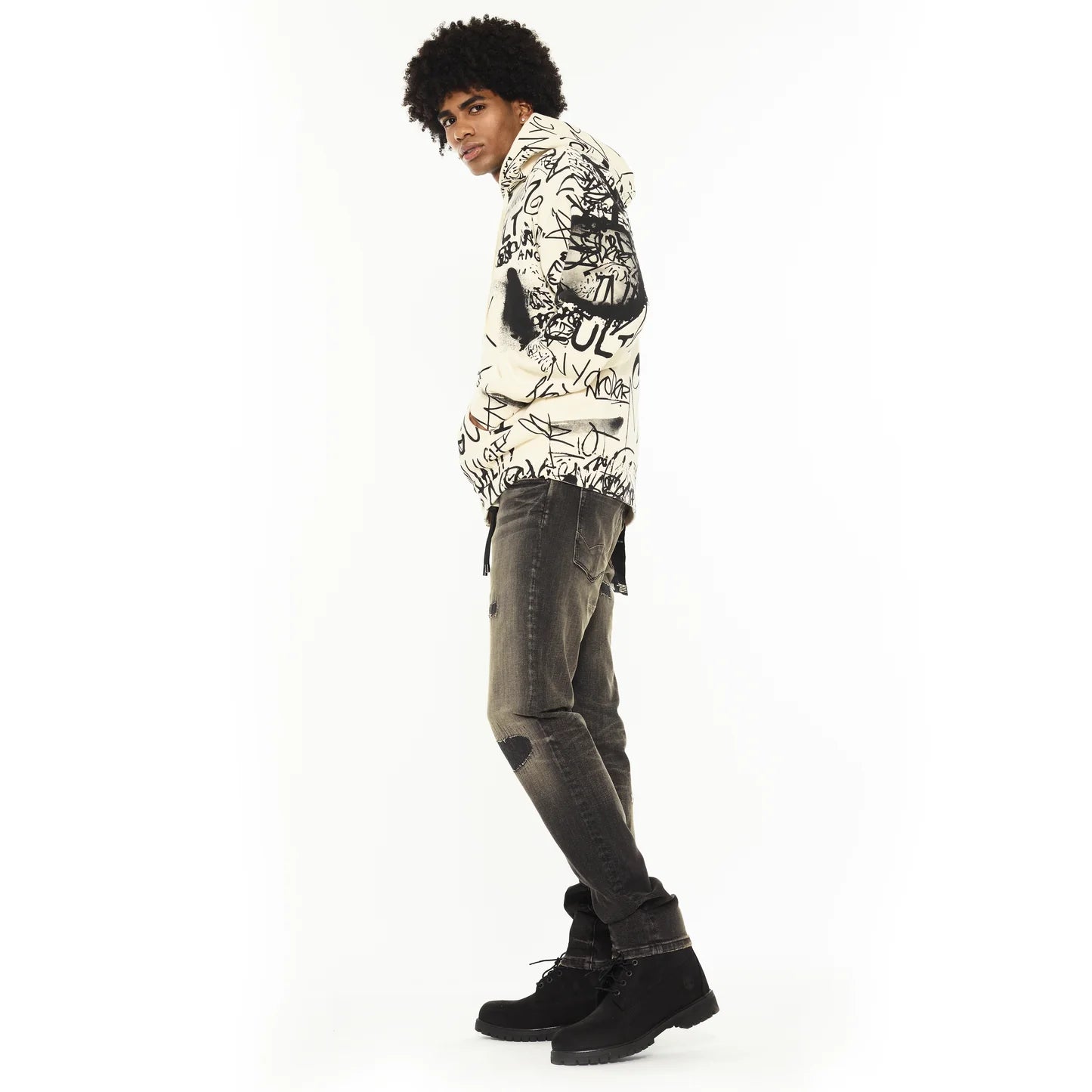 Cult Of Individuality Zip Novelty Hoodie