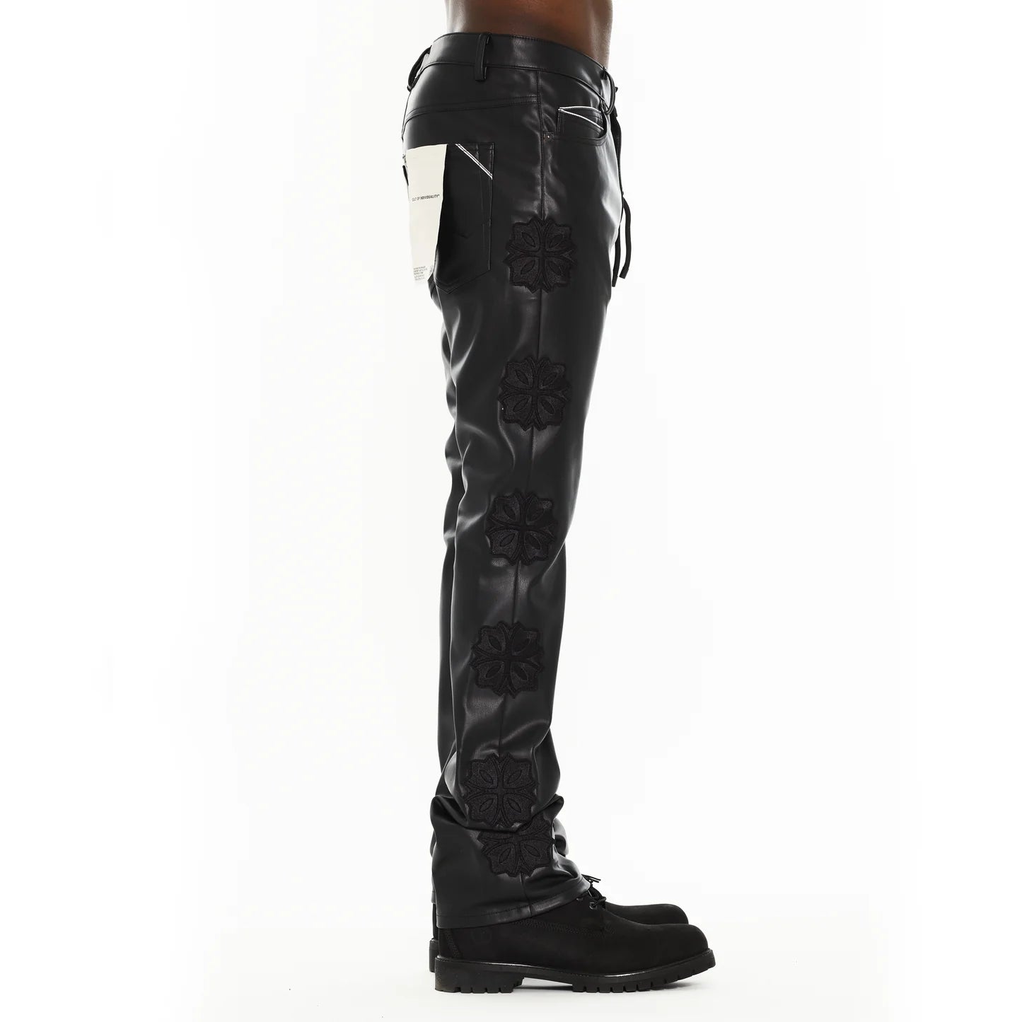 Cult Of Individuality Faux Leather Lenny Bootcut 603 Jeans