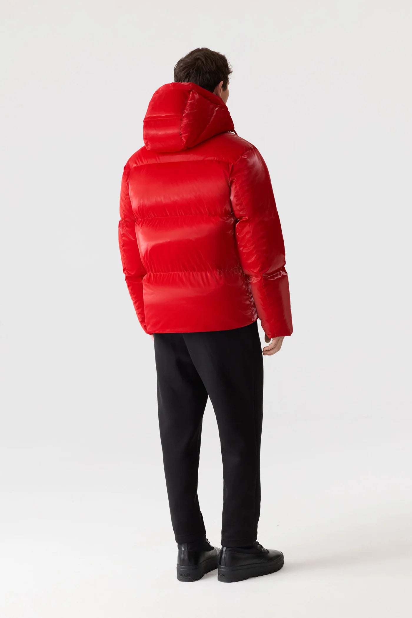 Mackage KENT-GLO High-Gloss Hooded Down Jacket