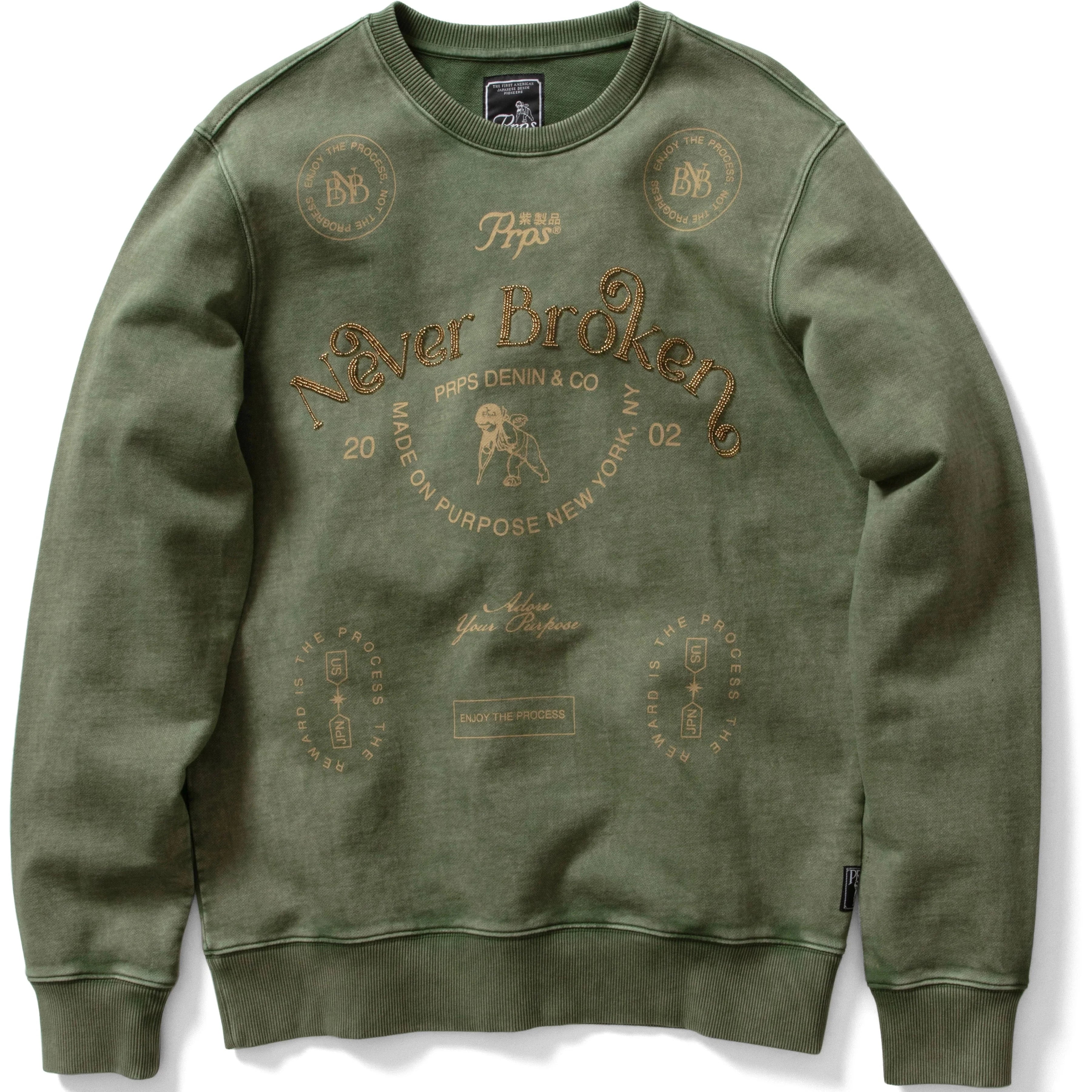 Prps Plan Crewneck - Blue Jeans