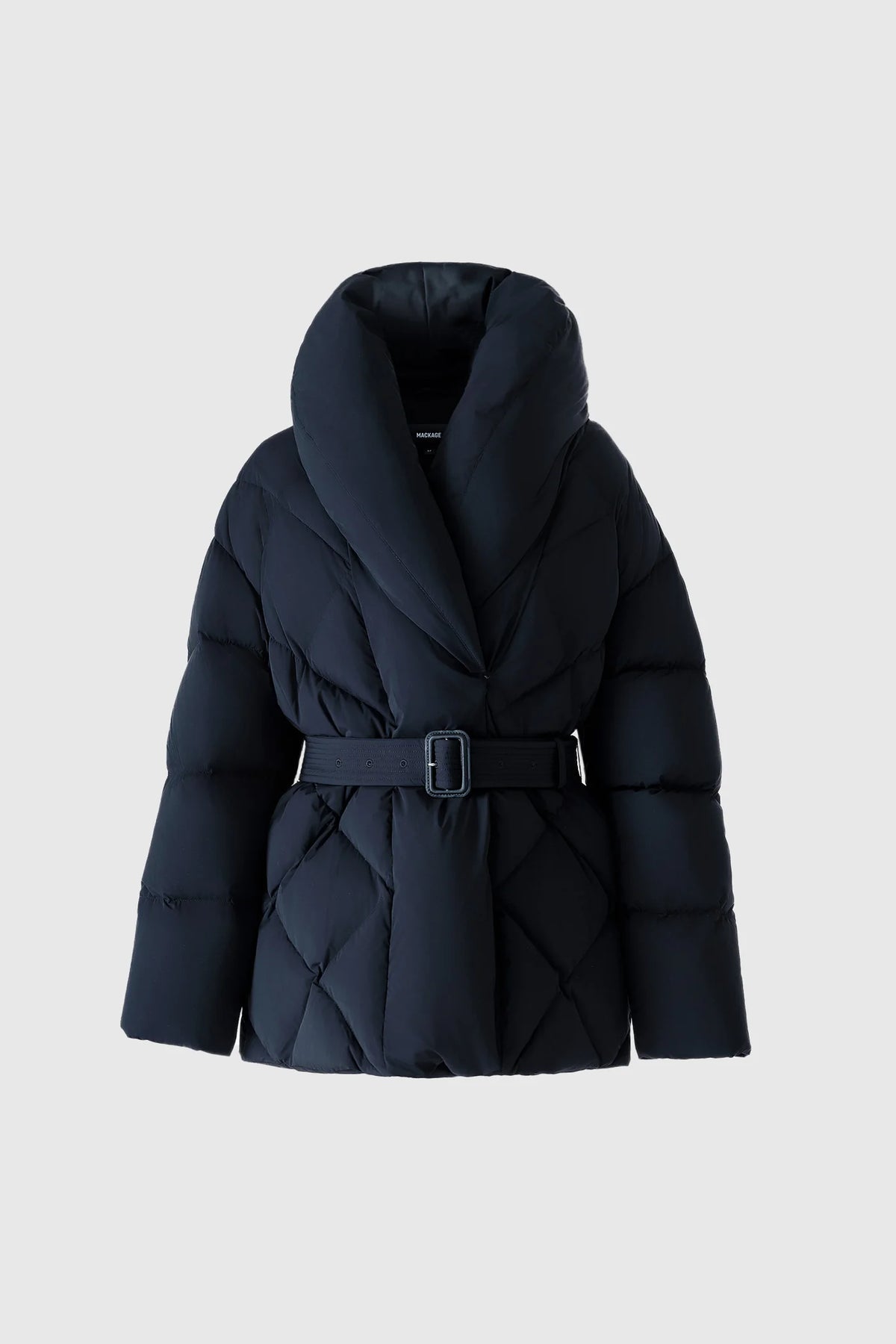 Mackage OLIVE-Z Down Belted Jacket With Shawl Collar