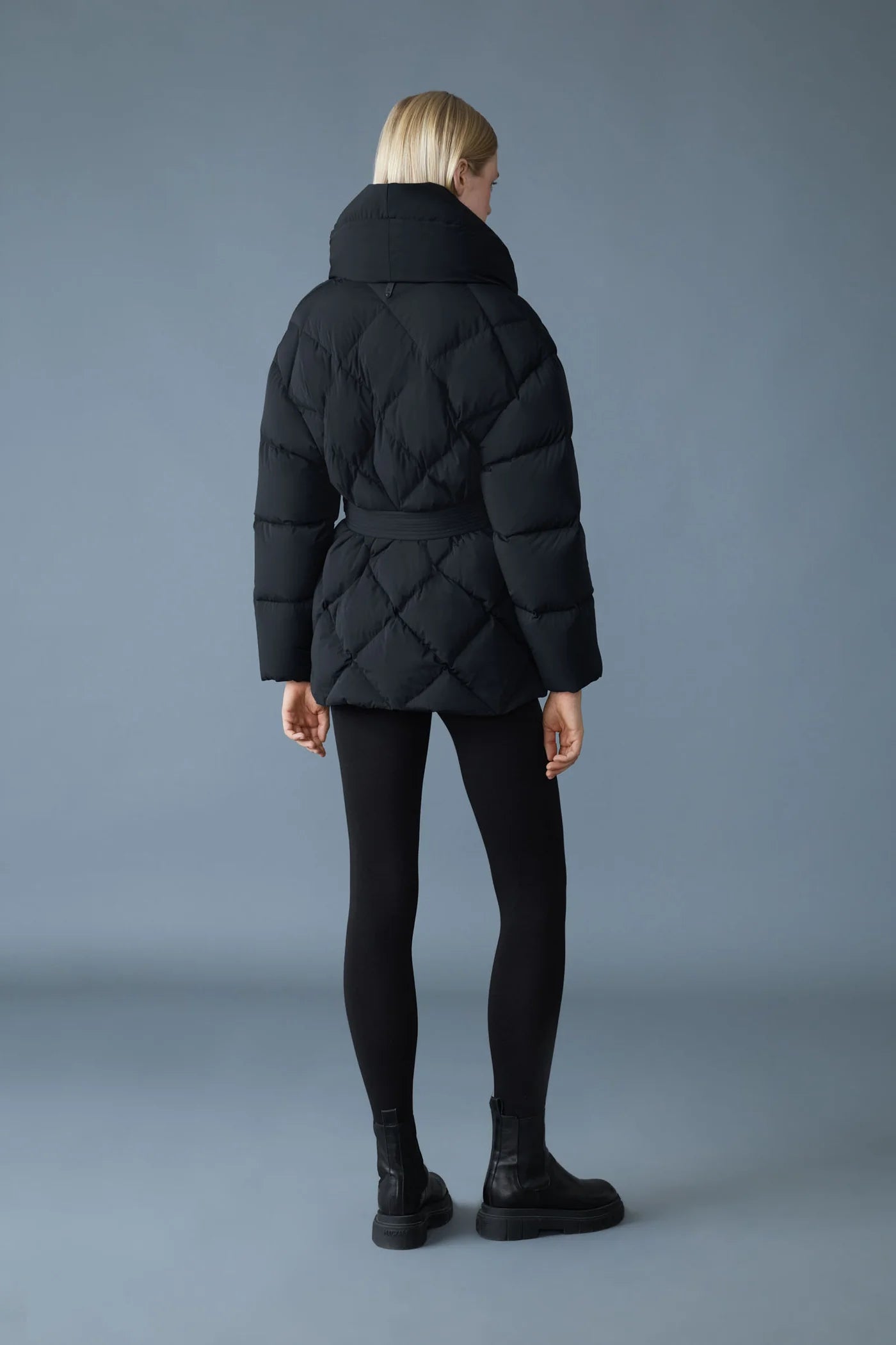 Mackage OLIVE-Z Down Belted Jacket With Shawl Collar