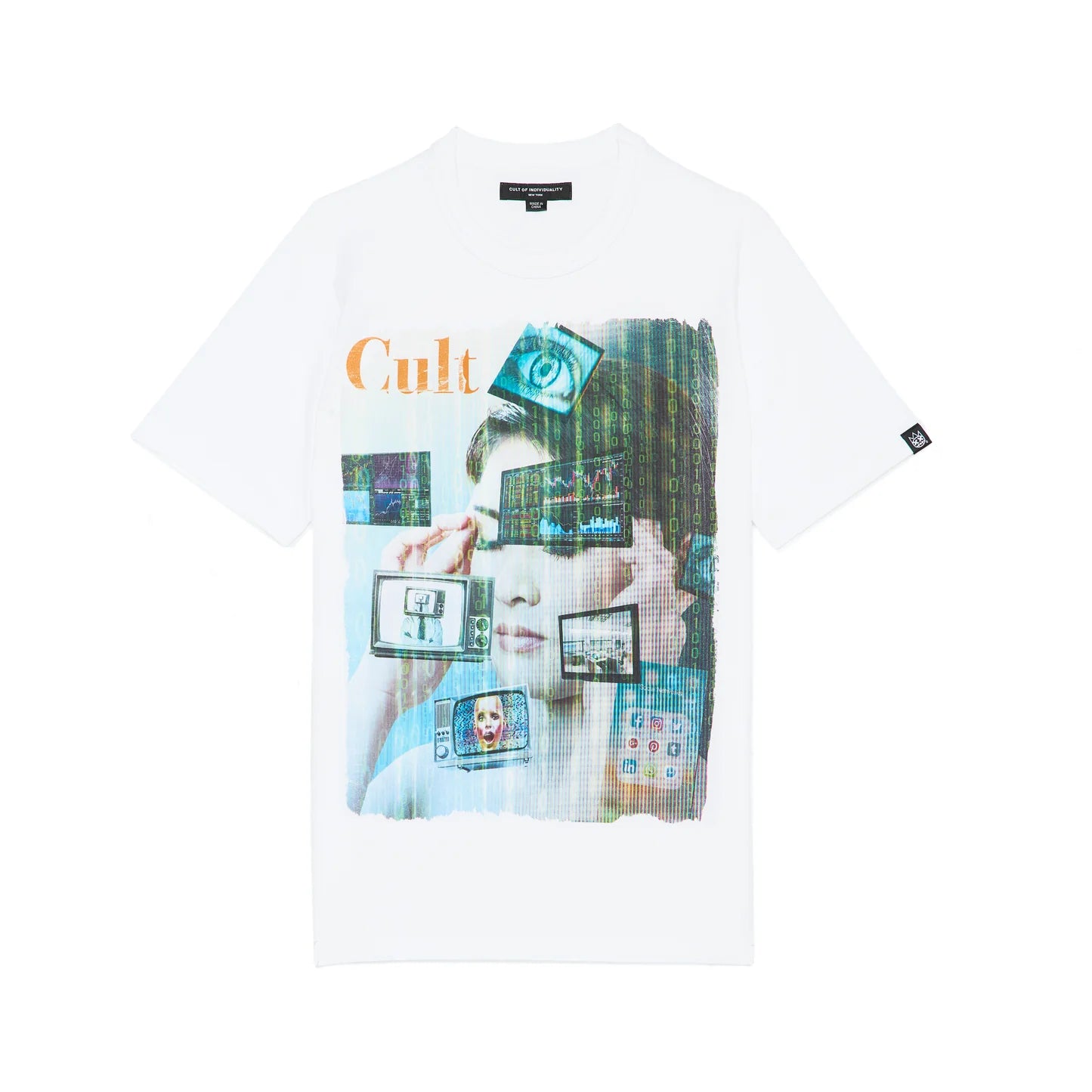 CULT OF INDIVIDUALITY Short Sleeve Crewneck Tee”Did” We Dream Too Fast