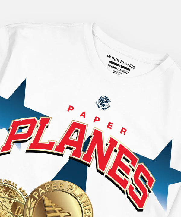 Paper Plane Gold Medal Tee