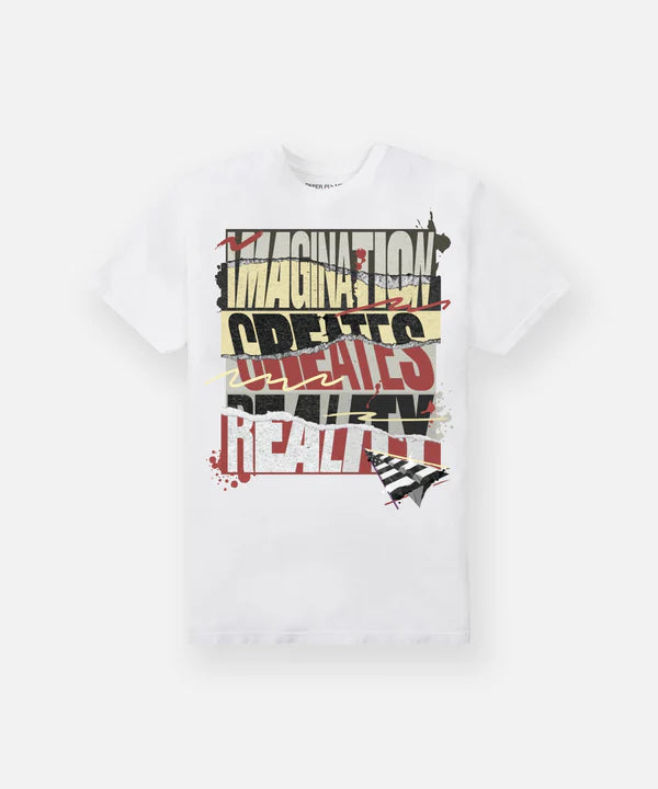 Paper Planes Imagination Creates Reality Tee