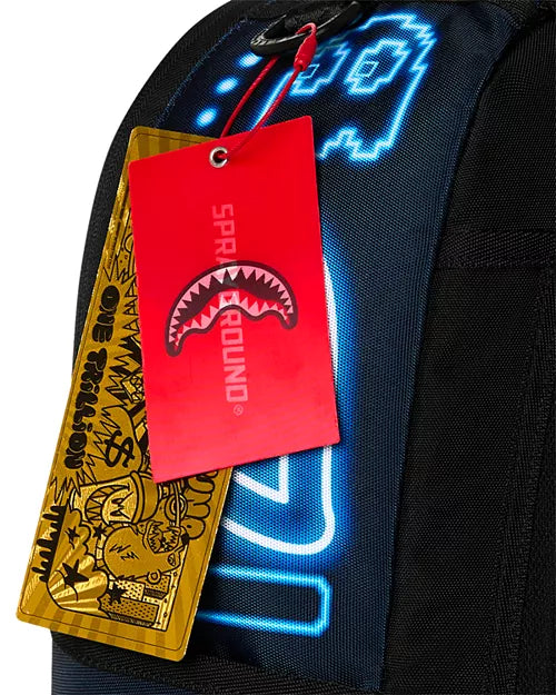 Sprayground Pac-Man Neon Shark Backpack
