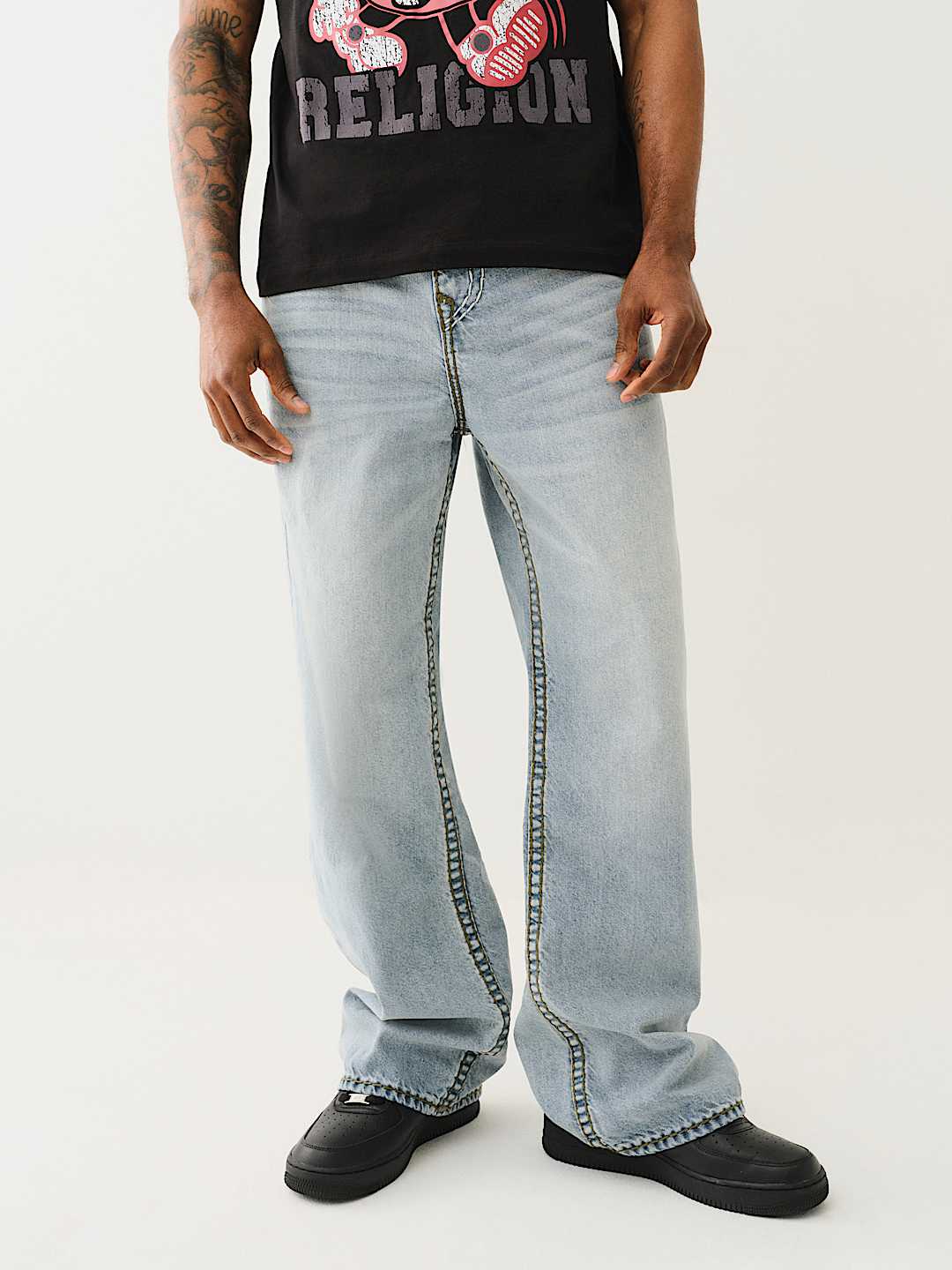 True Religion Vinny Quad Logo Super T Jeans