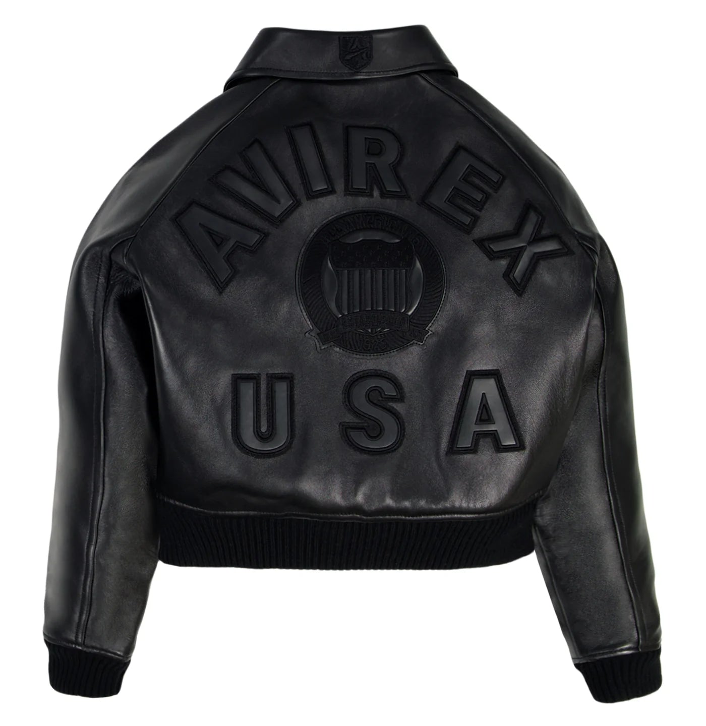 Avirex Women’s Leather Crop Jacket
