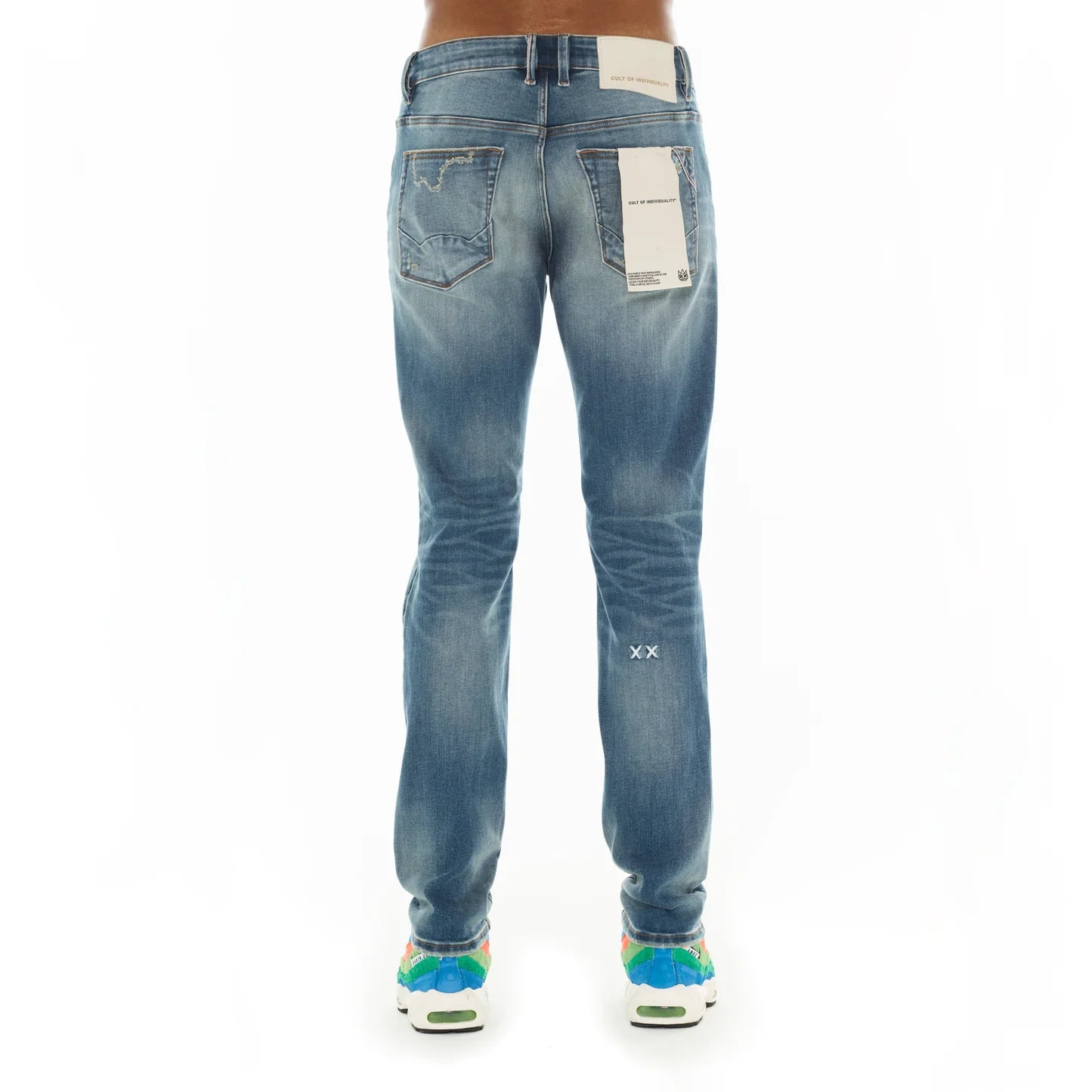 Cult Of Individuality Rocker Slim 602 Jeans in Vista - Blue Jeans