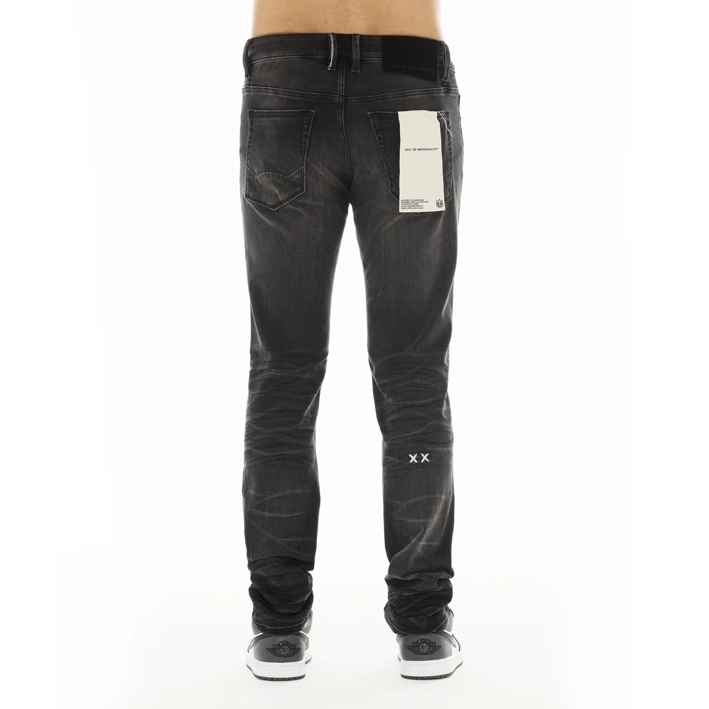 Cult Of Individuality Rocker Slim 602 Jeans In Ash