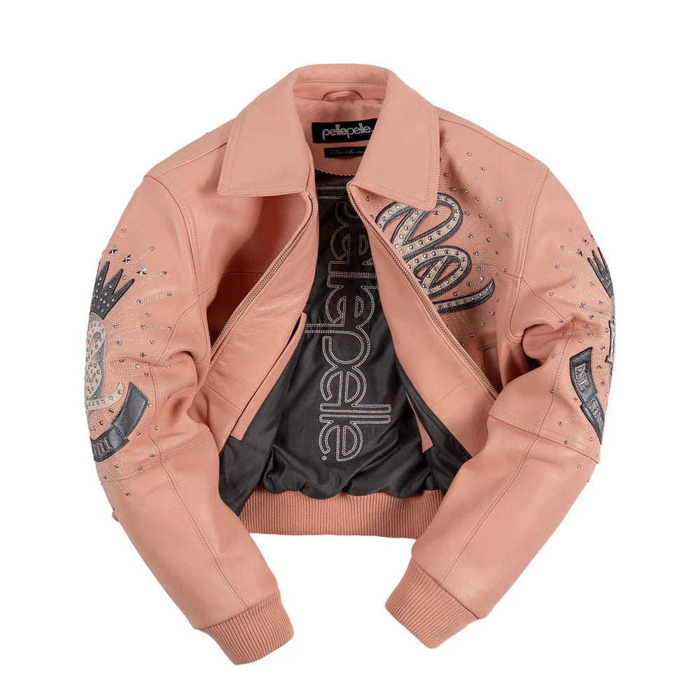 Pelle Pelle 48th Anniversary Womens Crop Jacket - Blue Jeans